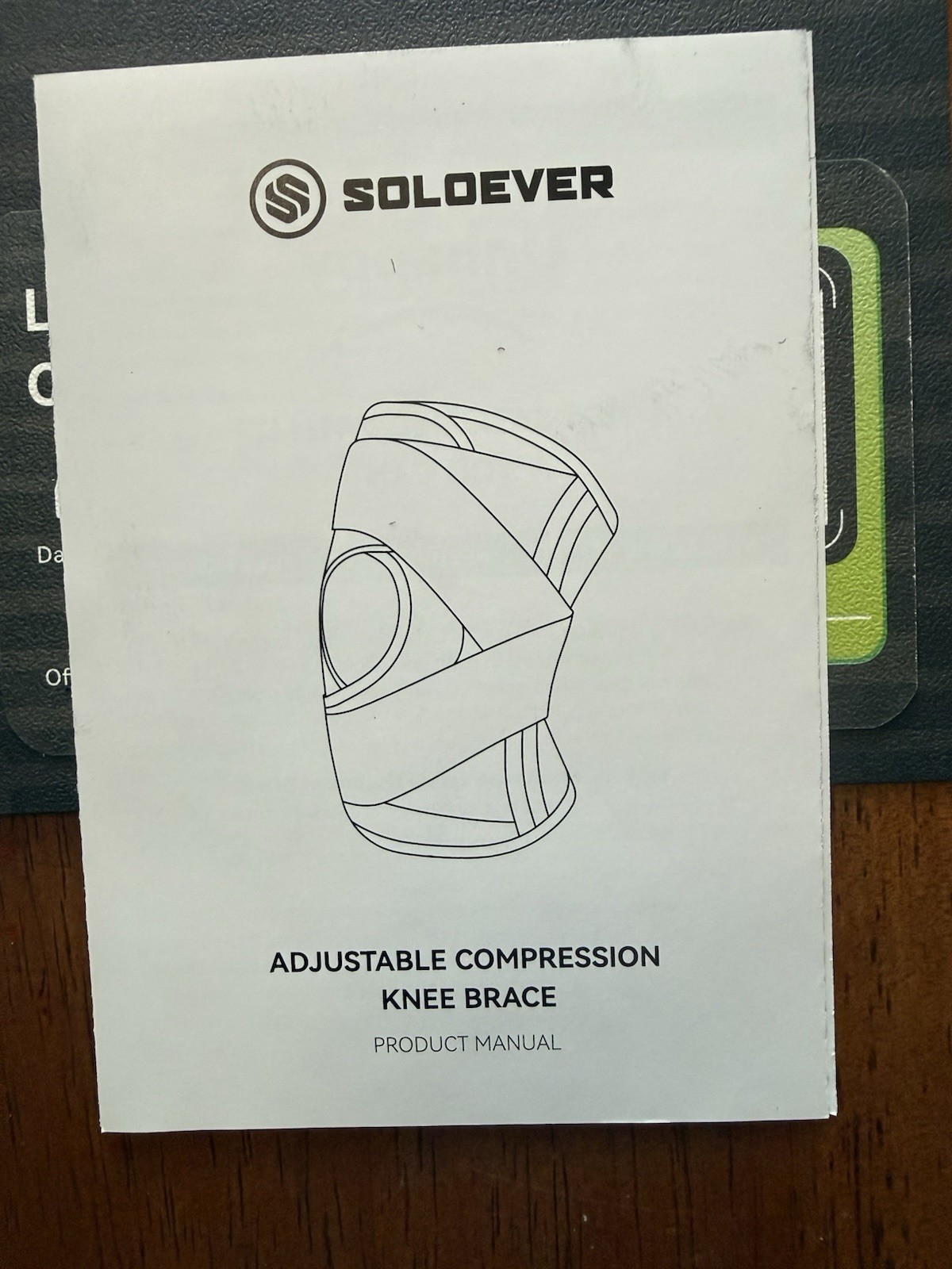 Soloever Black Medium Professional Sport Knee Brace for Men/woman New