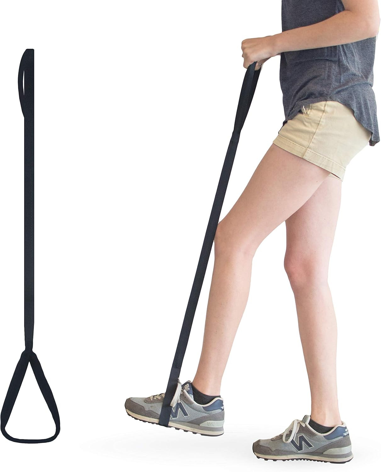 Premium 35” Leg Lifter with Hand Strap & Foot Loop – Long-Term Orthopedic