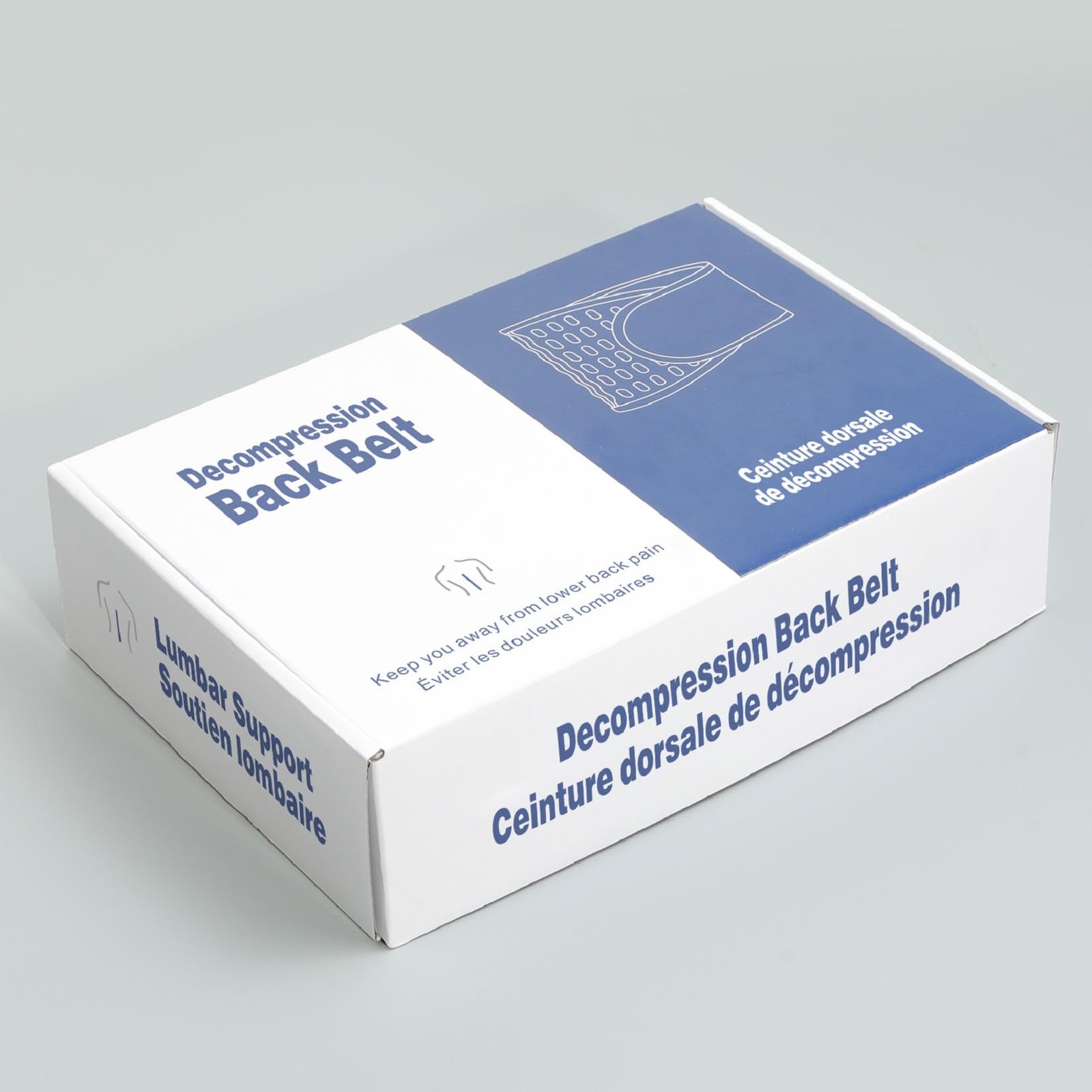 Goldmille Back Decompression Belt Inflatable Lumbar Support for Lower Back Pa…