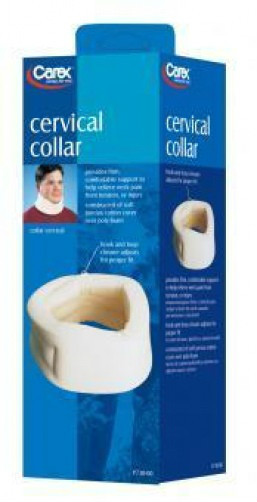 Cervical Collar Neck Carex Bocken Sprain Brace Firm Support Pain Injury Tension