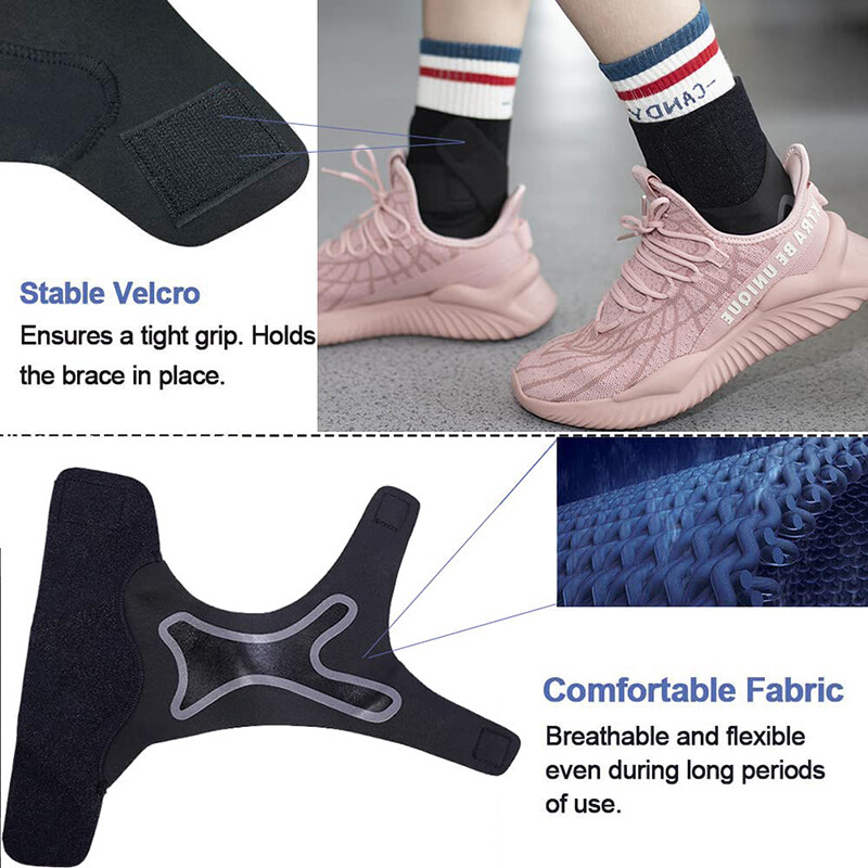 Ankle Support Brace Compression Wrap Plantar Fasciitis Foot Pain Relief Sports