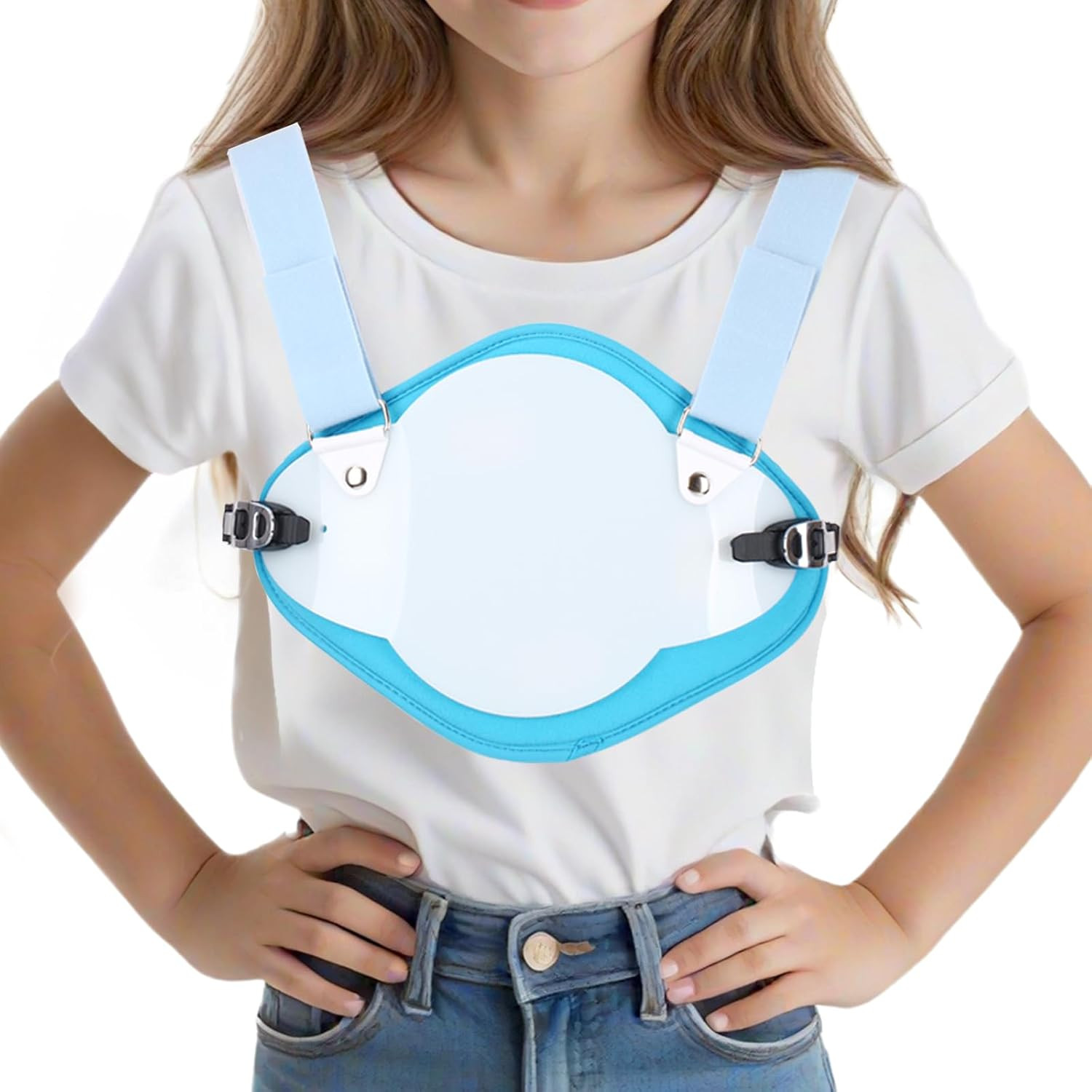 Pectus Carinatum Orthosis Brace, Adjustable Pigeon Chest Orthosis Support, Ribs