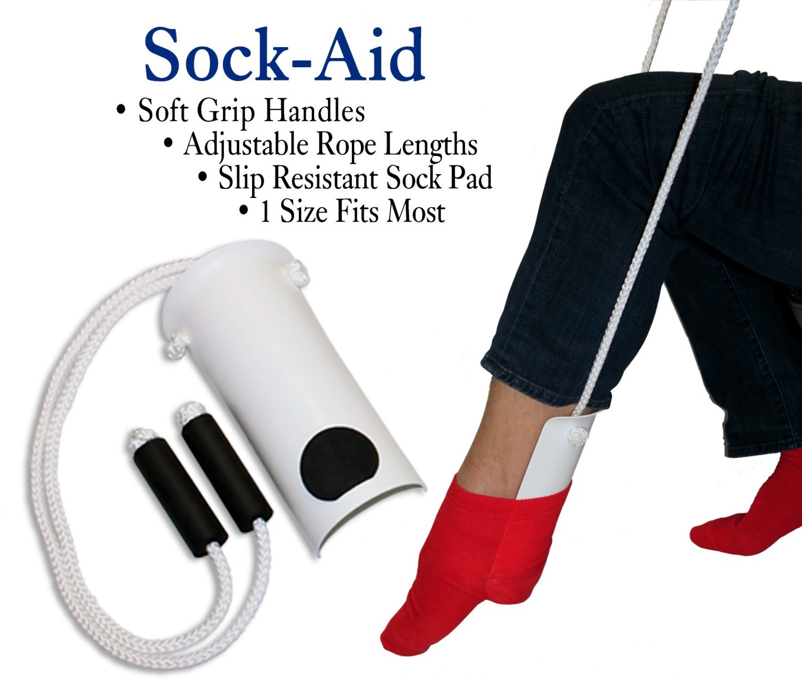 7-Piece Hip & Knee Kit – Leg Lifter, Reachers, Sock Aid, Dressing Stick & More –
