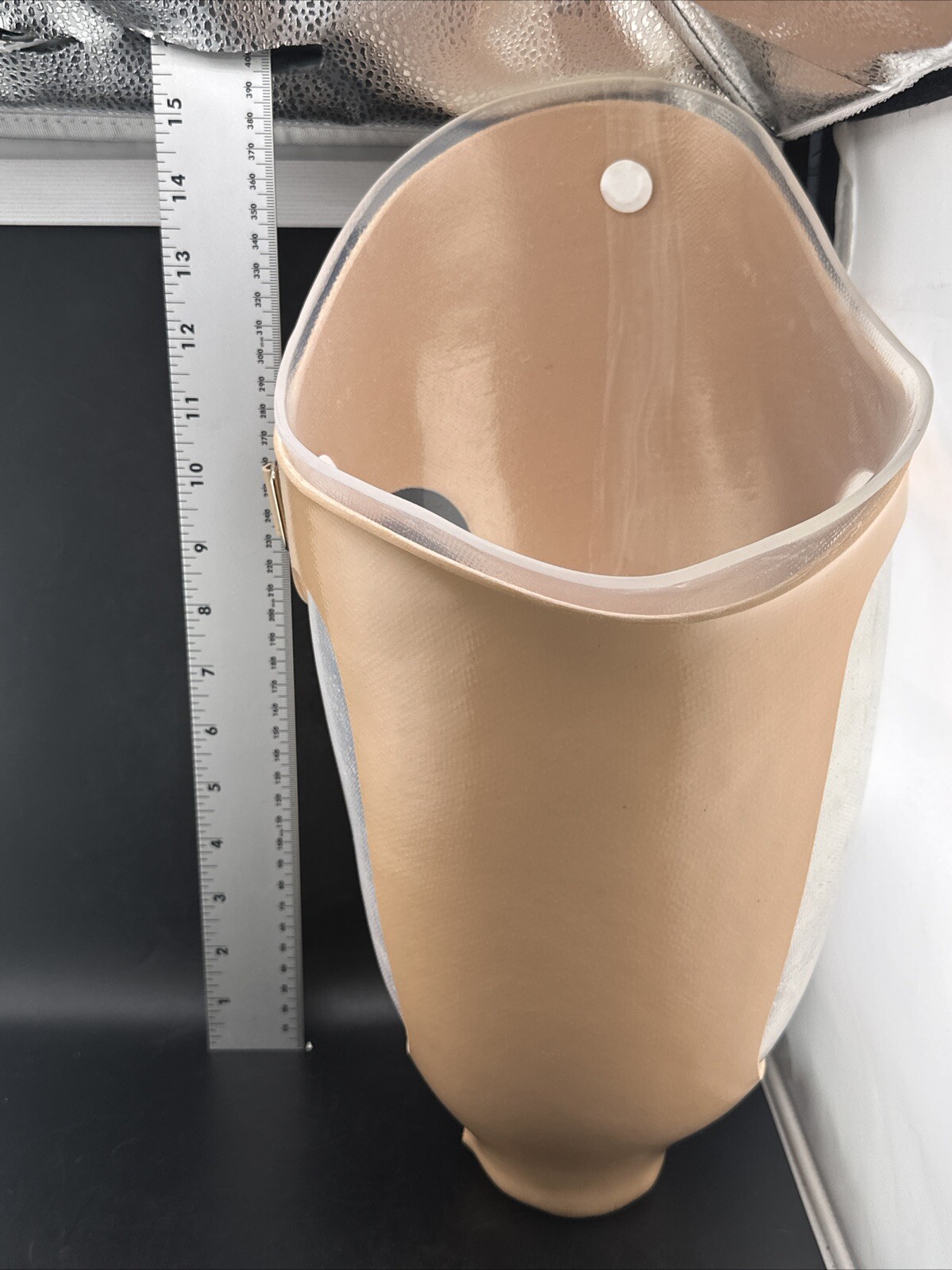 Right Above Knee Prosthetic Socket. Not For Medical Use.