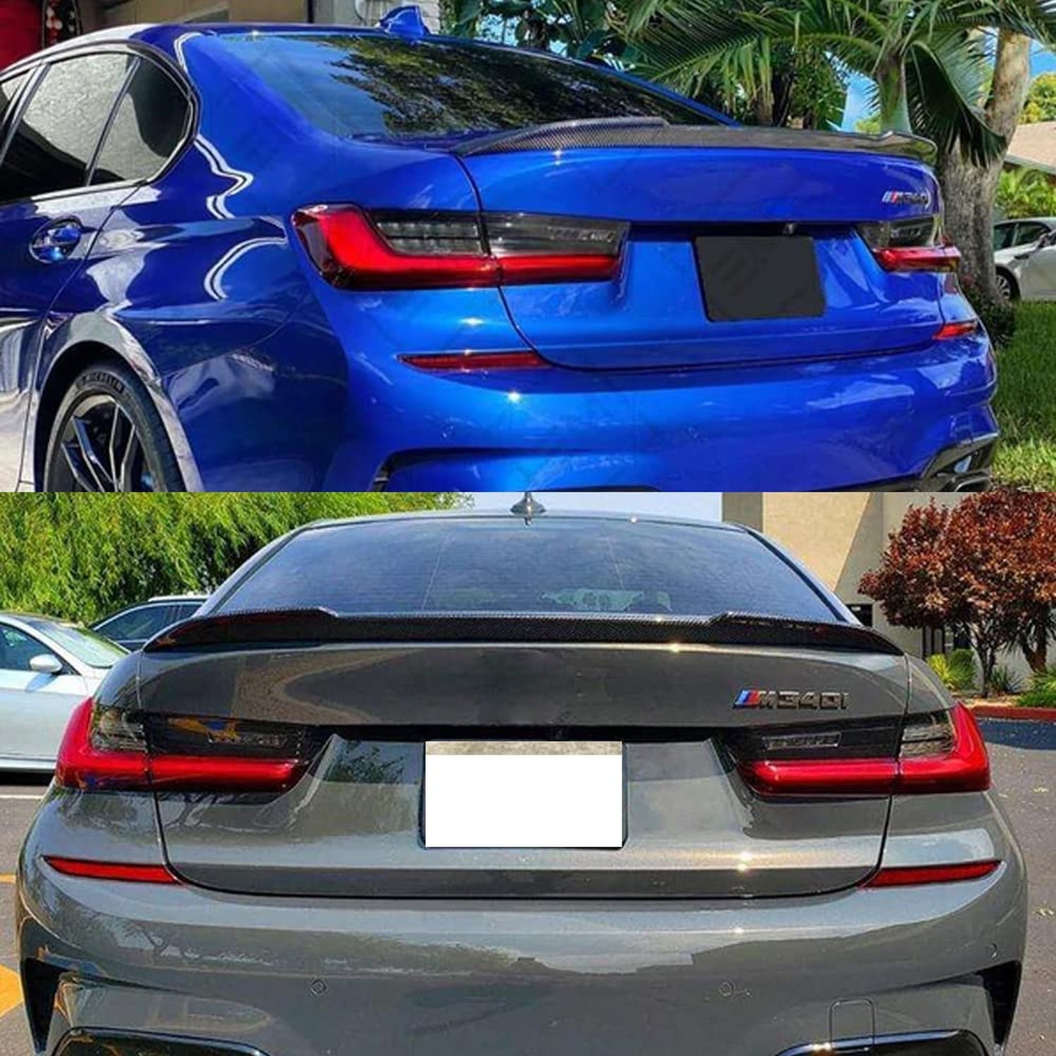 for BMW 3 Series G20 330i G80 M3 2019-2026 Real Carbon Fiber Rear Trunk Spoiler