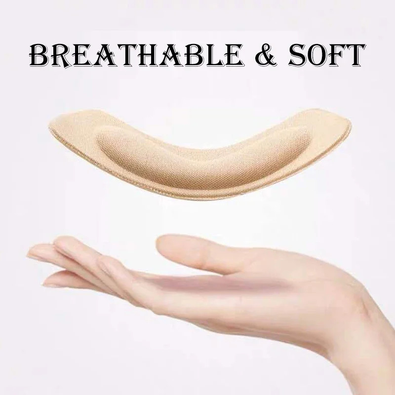 4 Pairs Heel Insoles Pads Patch Pain Relief Anti-wear Cushion Feet Care Heel Pro