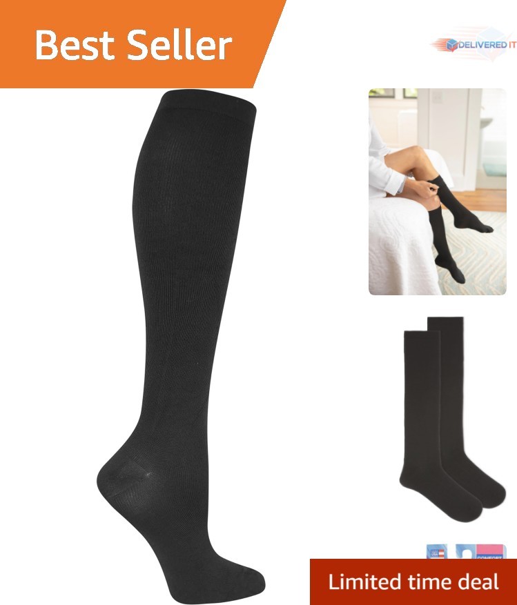 Women’s Graduated Compression Knee High Socks Mild 8-15 Mmhg Support Circulation