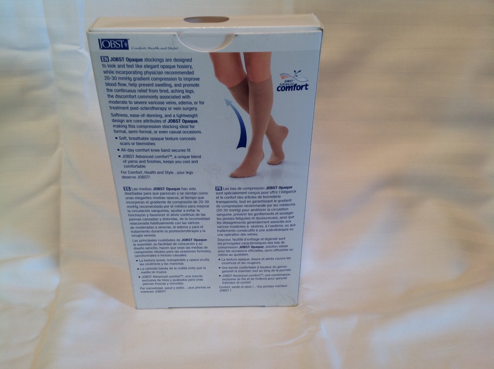 JOBST Medical LegWear Knee High 20-30 mmHg Opaque Medium Silky Beige 1 Pair
