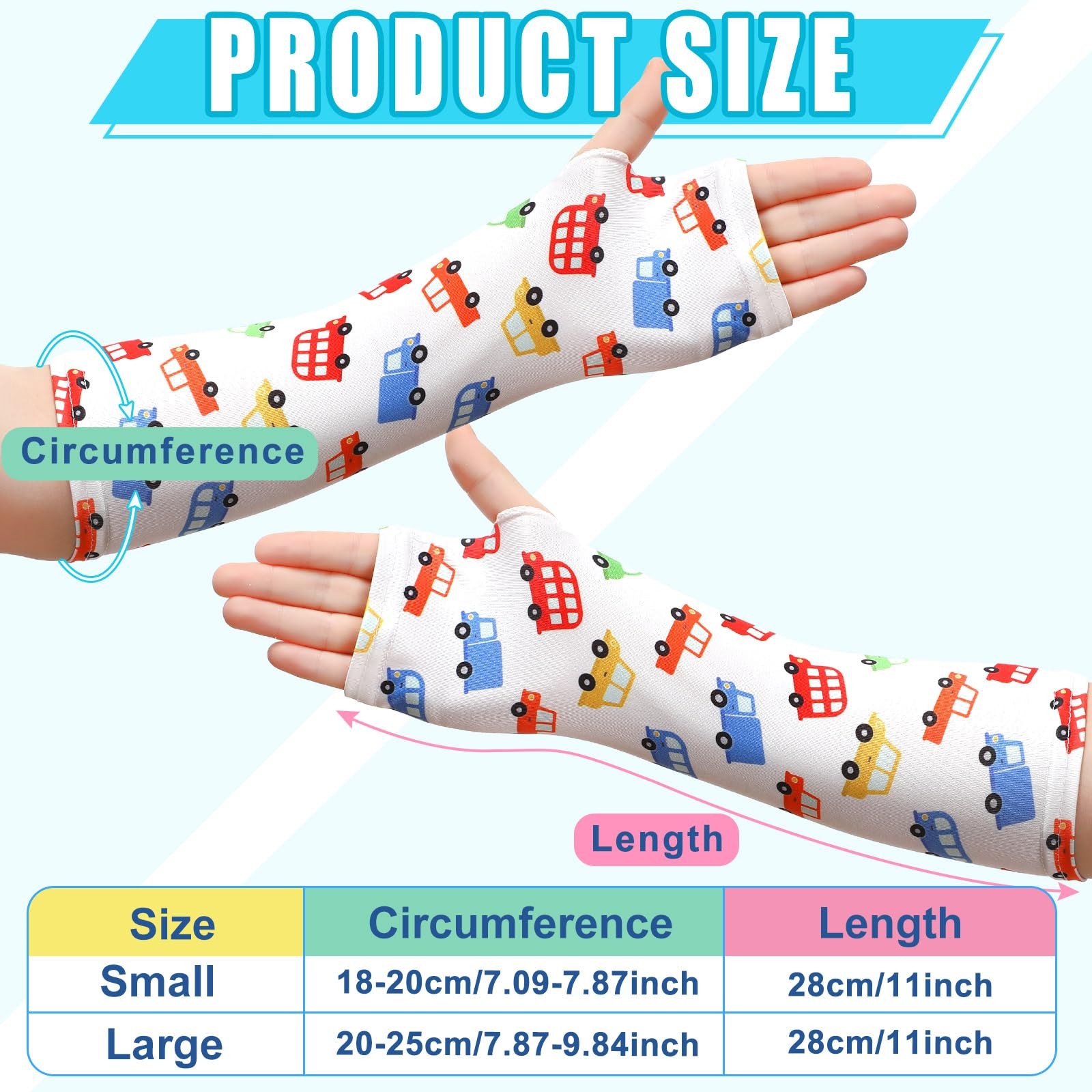 Suhine 12 Pcs Kids Picc Line Sleeve Cover for Upper Small, shown as pictures