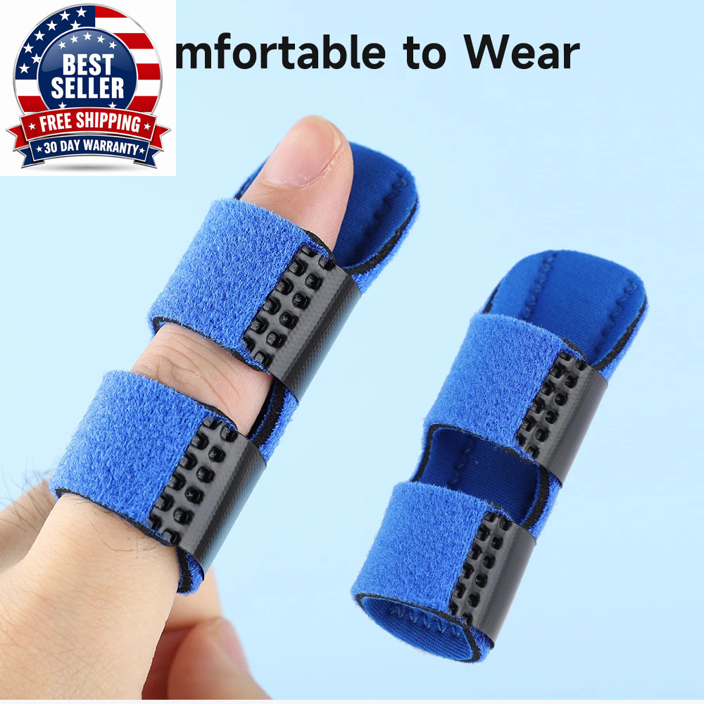Wholesale 1Pcs Pain Relief Aluminium Finger Splint Fracture Protection Brace Cor
