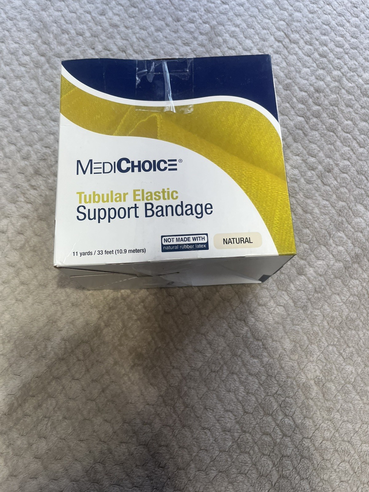 MediChoice MADE IN USA Tubular Elastic Support Bandage Size E Natural Beige