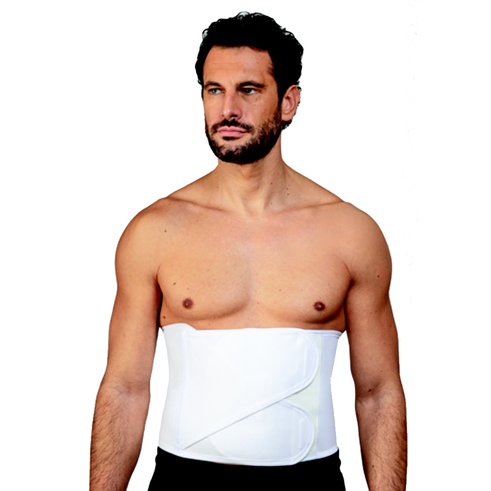 FGP elastic band brace FPO-100 B H 30cm post surgery postpartum White