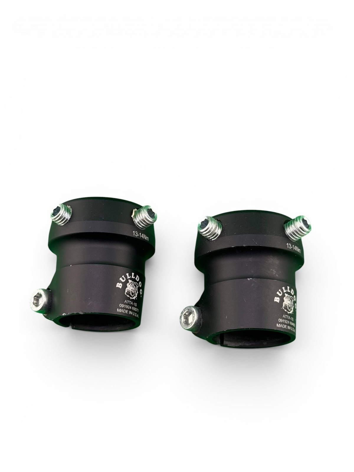 Bulldog prosthetic tube clamps. ATTA-1S. Sold as a pair
