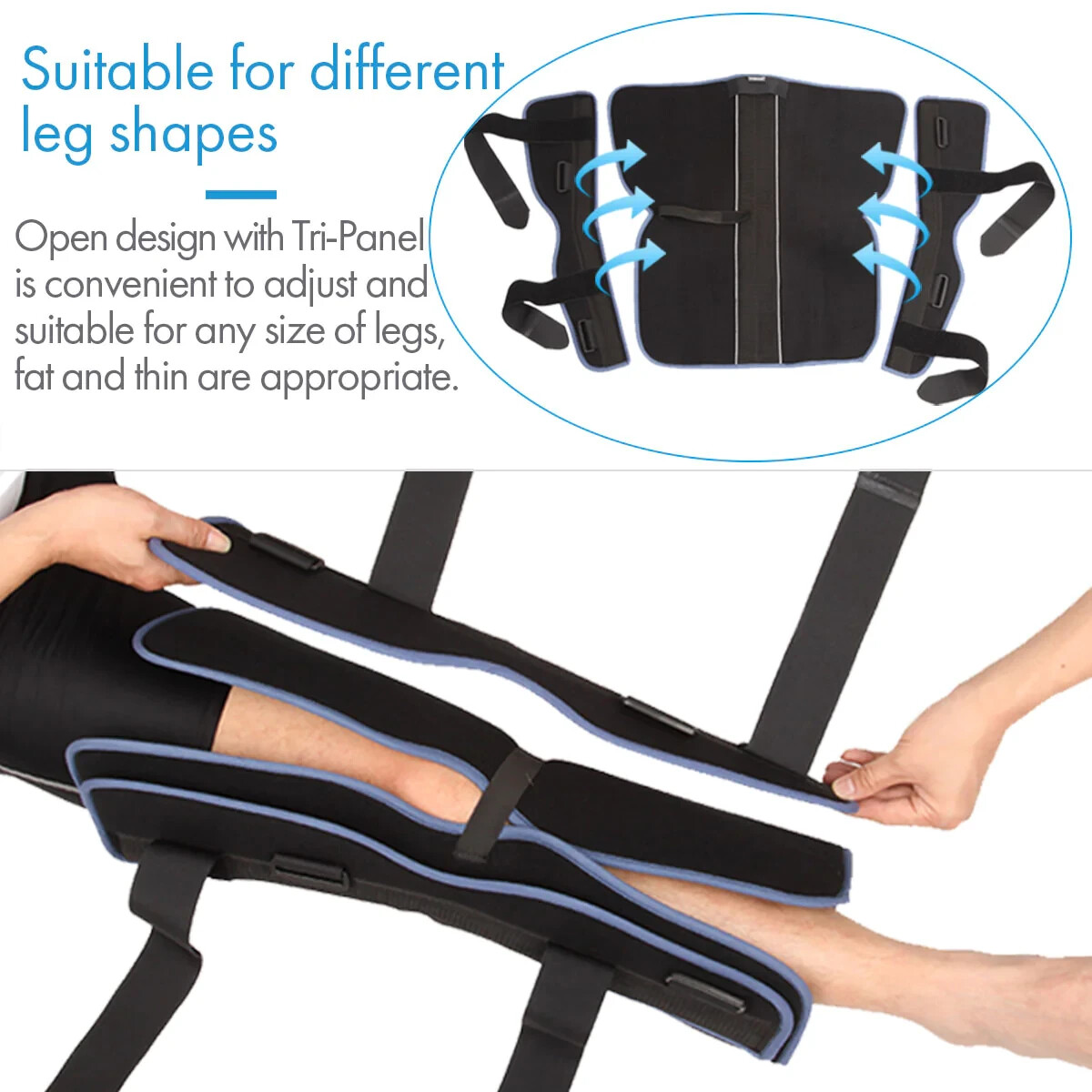Tri-Panel Knee Immobilizer Brace LARGE | Velpeau