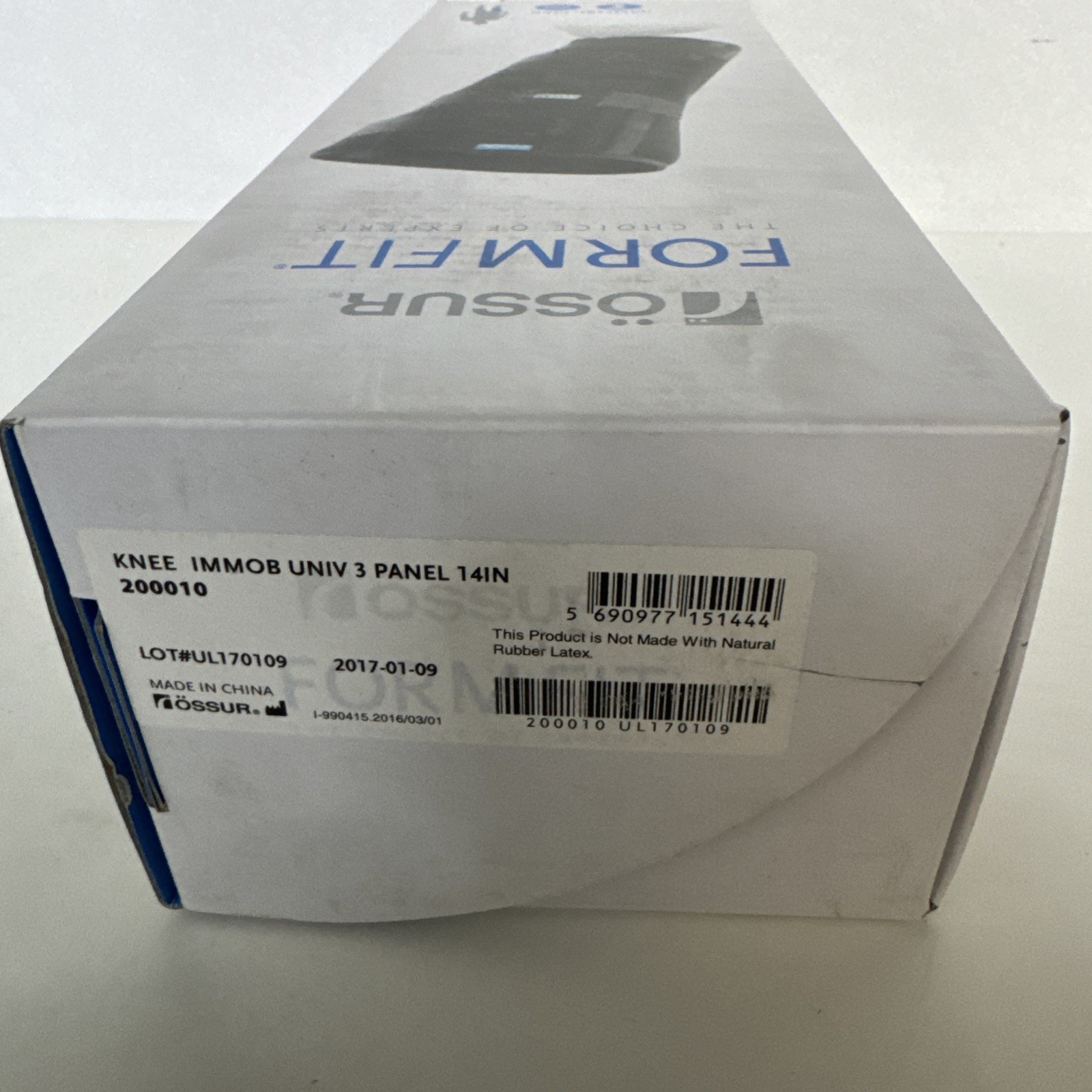 Ossur Form Fit Knee Immobilizer Universal 3 Panel 200010 14”