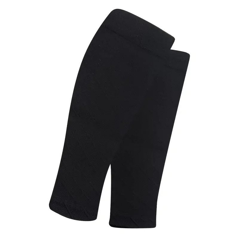 1 Pair Compression Calf Sleeves Breathable Nylon Blend Supportive Design for Run