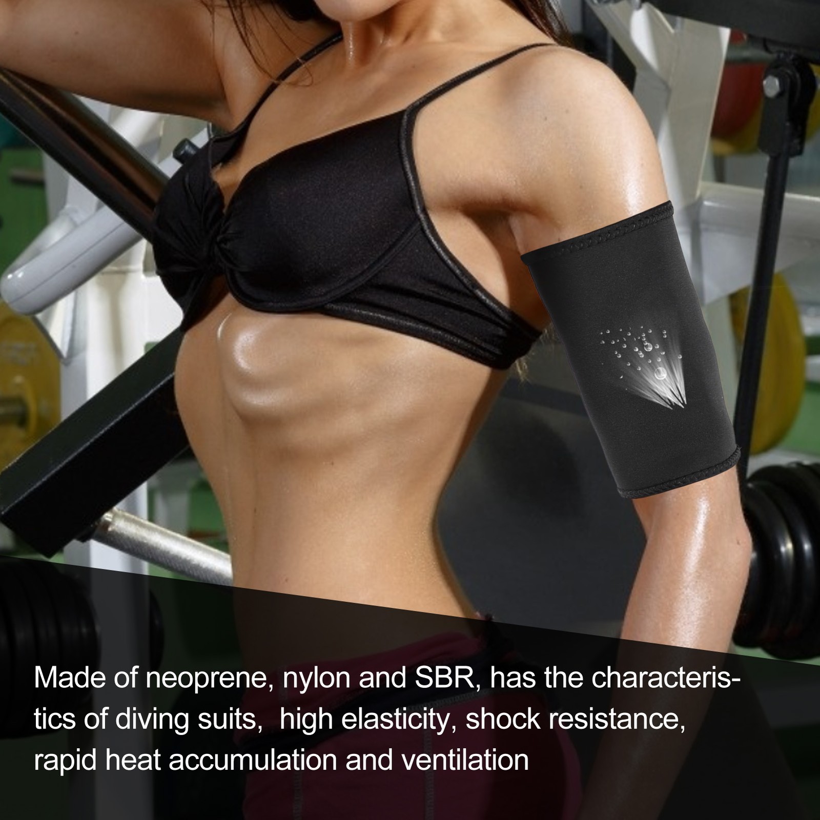 Neoprene Slimming Arm Compression Sleeve Shaper For Fitness
