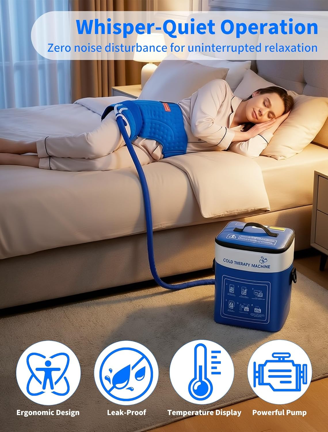 Cold Therapy Machine for Hip after Surgery with Pressure Regulator & Temperature