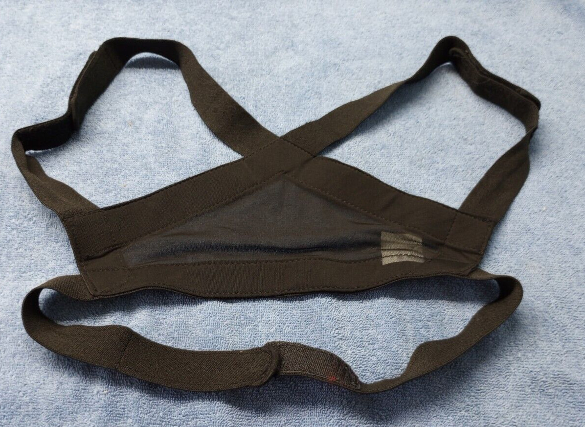 Stealth Support Upper Back and Shoulder Posture Support Brace Black Size Medium