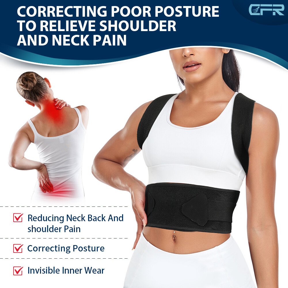 Posture Corrector Back Brace Clavicle Shoulder Support Belt for Men Women new
