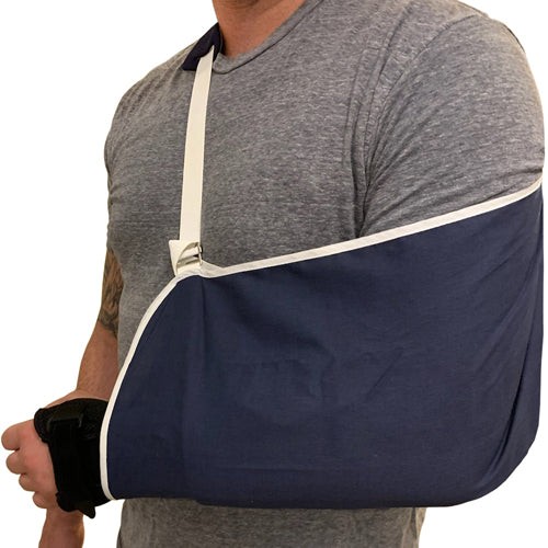 Blue Jay Universal Arm Sling with Shoulder Comfort Pad – Blue