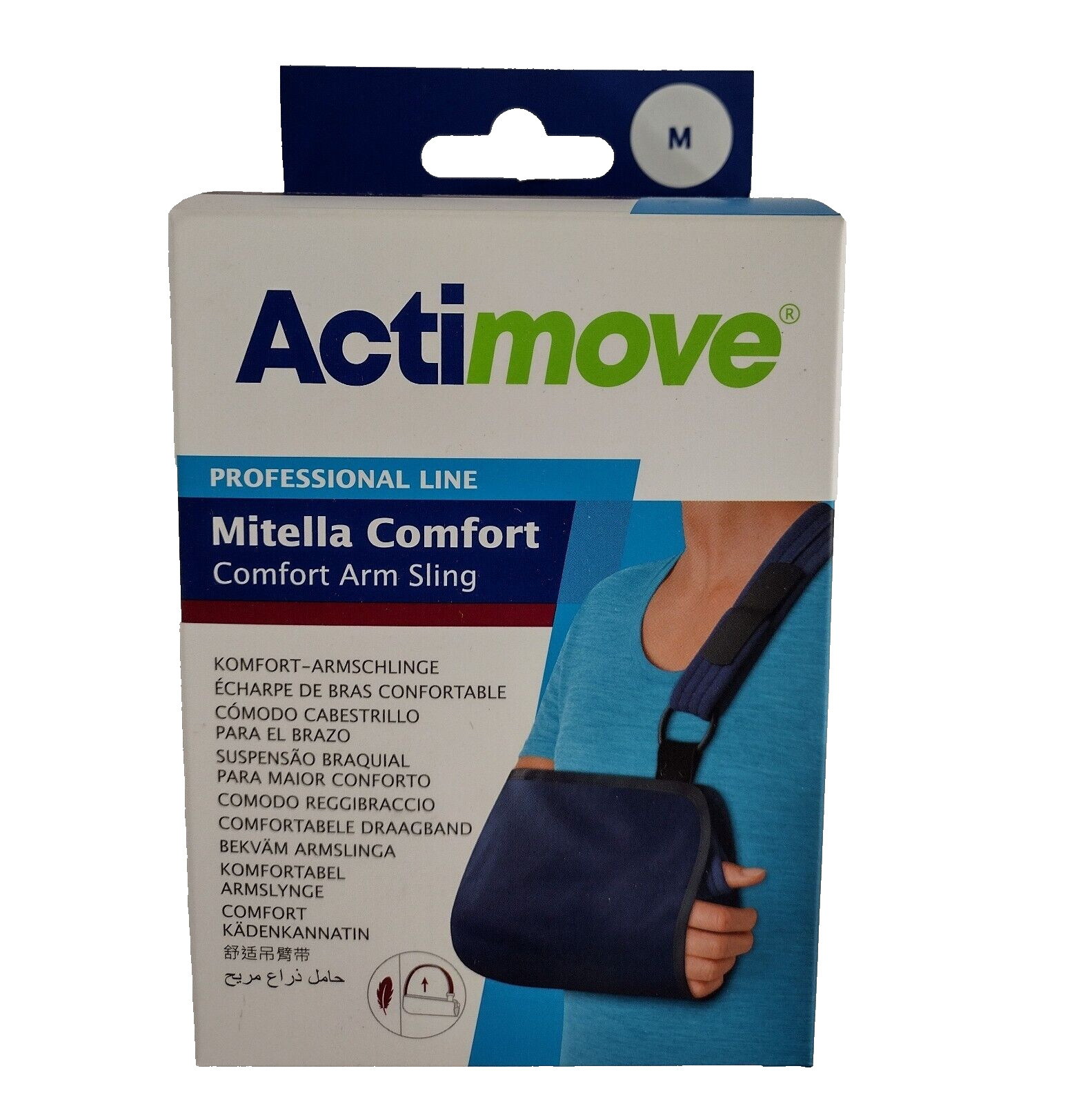 Actimove Mitella Comfort Arm Sling Medium M Professional line Blue New
