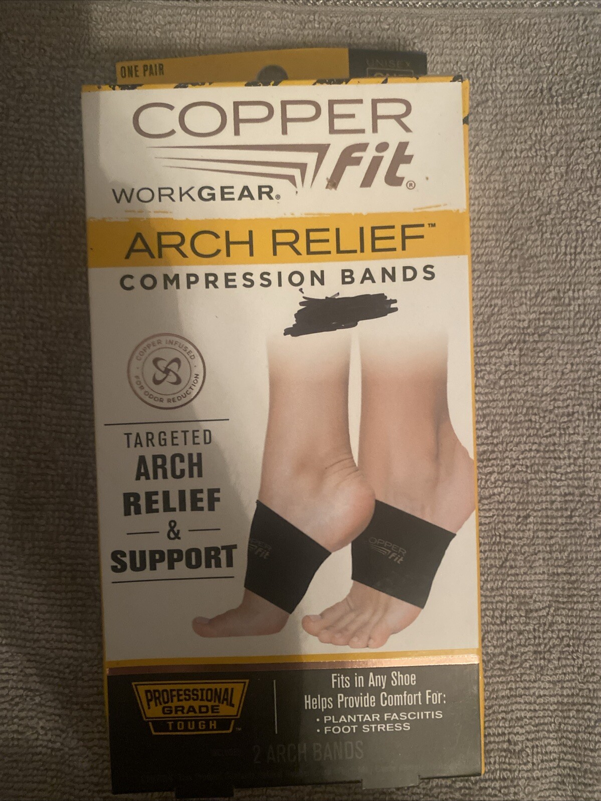 Copper Fit Arch Relief Compression Bands, Professional Grade