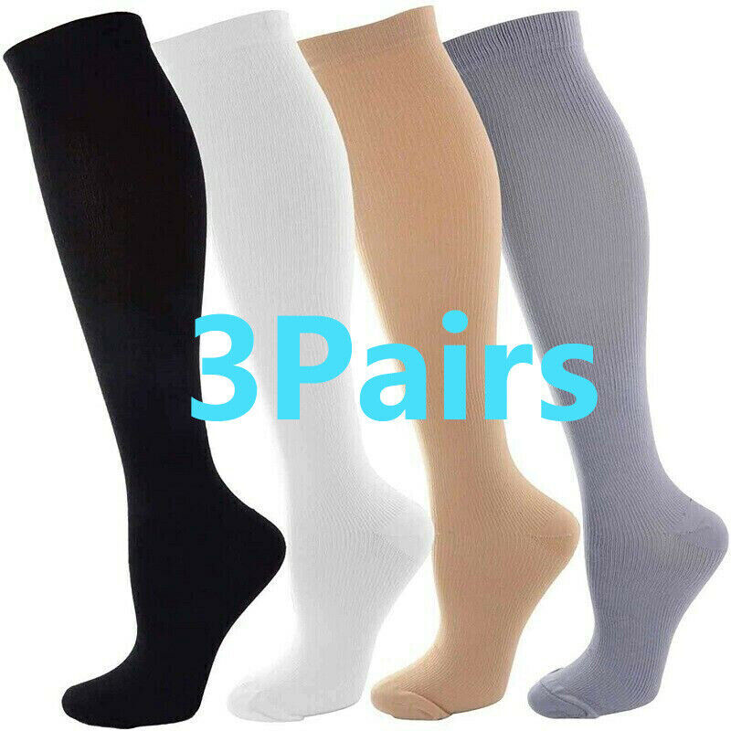 15-20mmhg Knee High Stockings Compression Leg Socks Support Socks Pain Relief…
