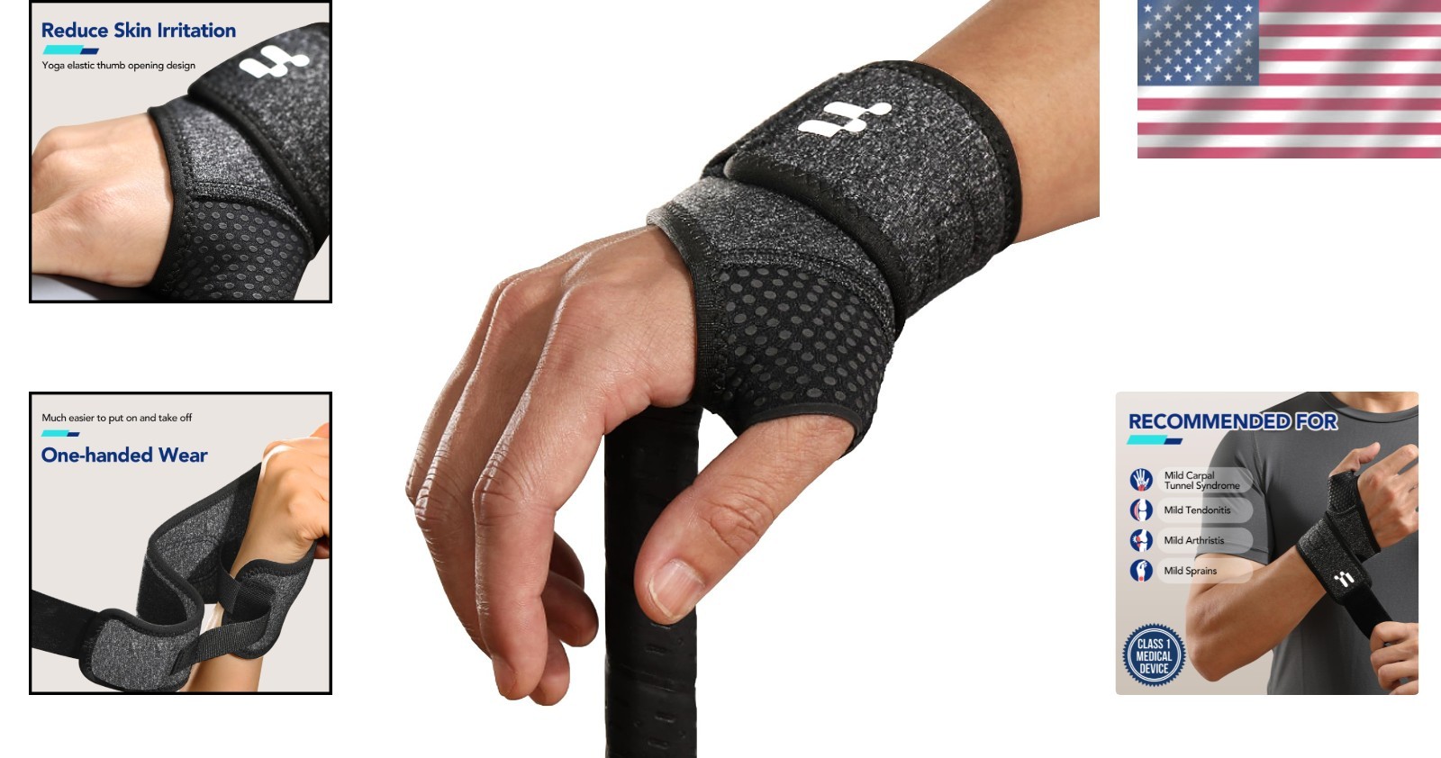 Compression Hand Brace for Carpal Tunnel