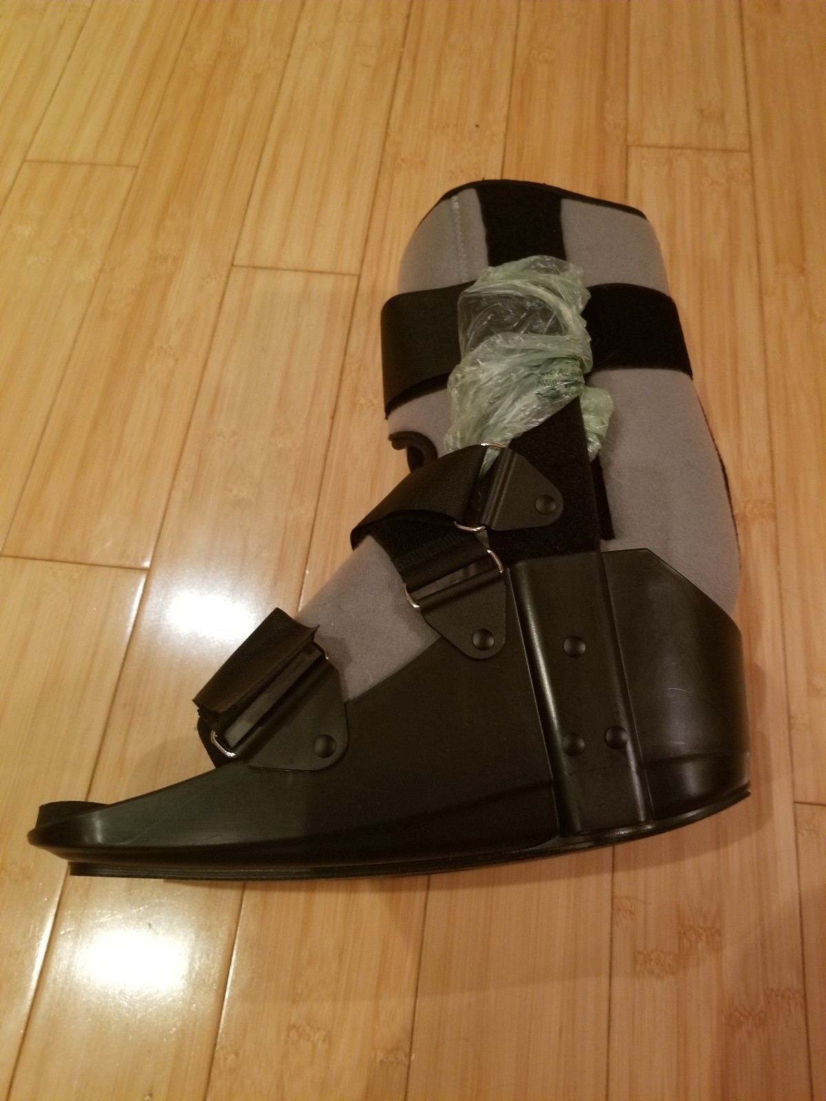 STEPLITE EASY STRIDER ANKLE WALKER BOOT LARGE LOW HEIGHT-ORIGINAL BOX-BLACK NIB