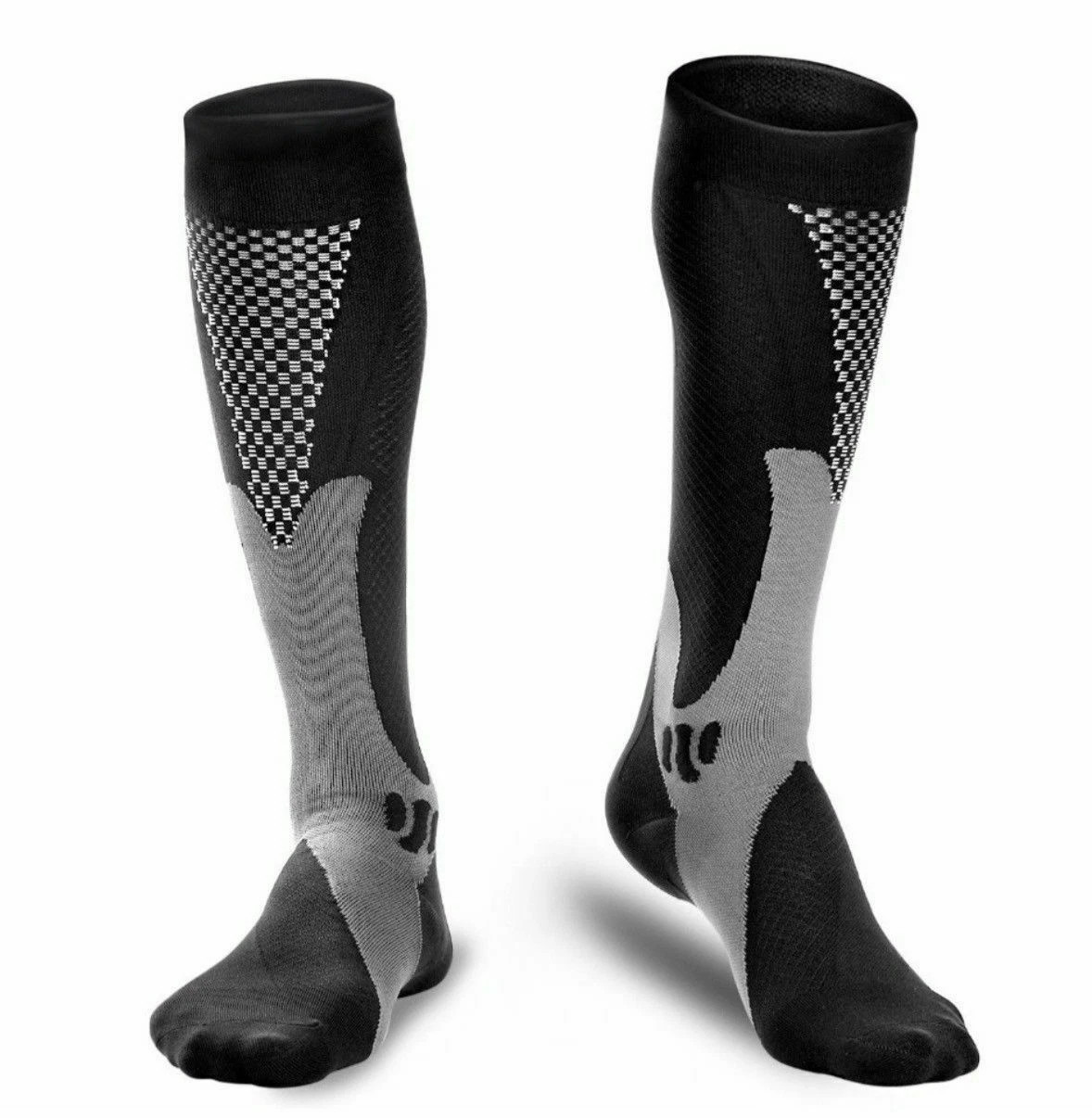Compression Socks Stockings Knee High Women Men Sports 20-30 mmHG S/M-X/XL USA