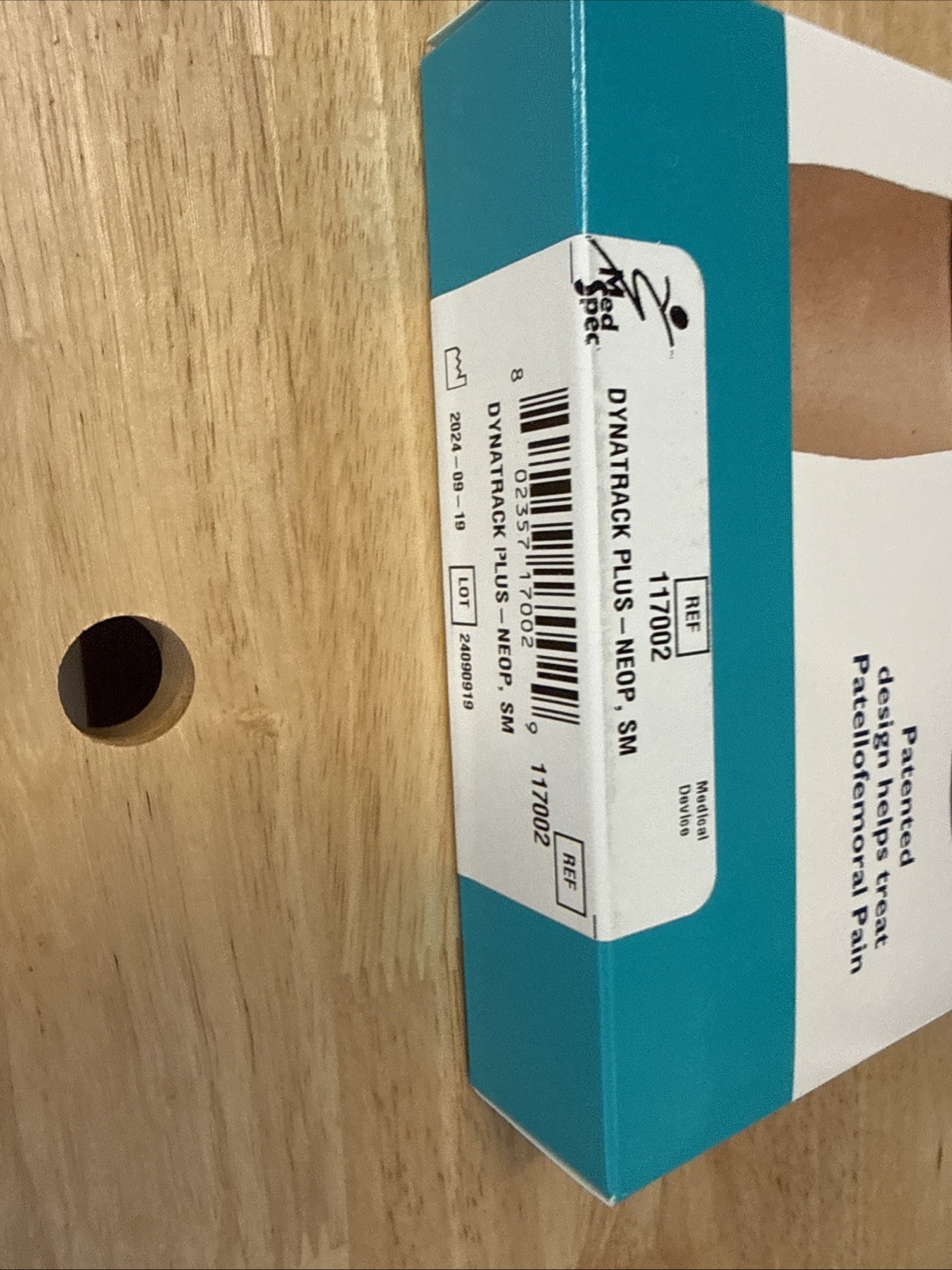 Med Spec DynaTrack Plus Patella Stabilizer New Size Small