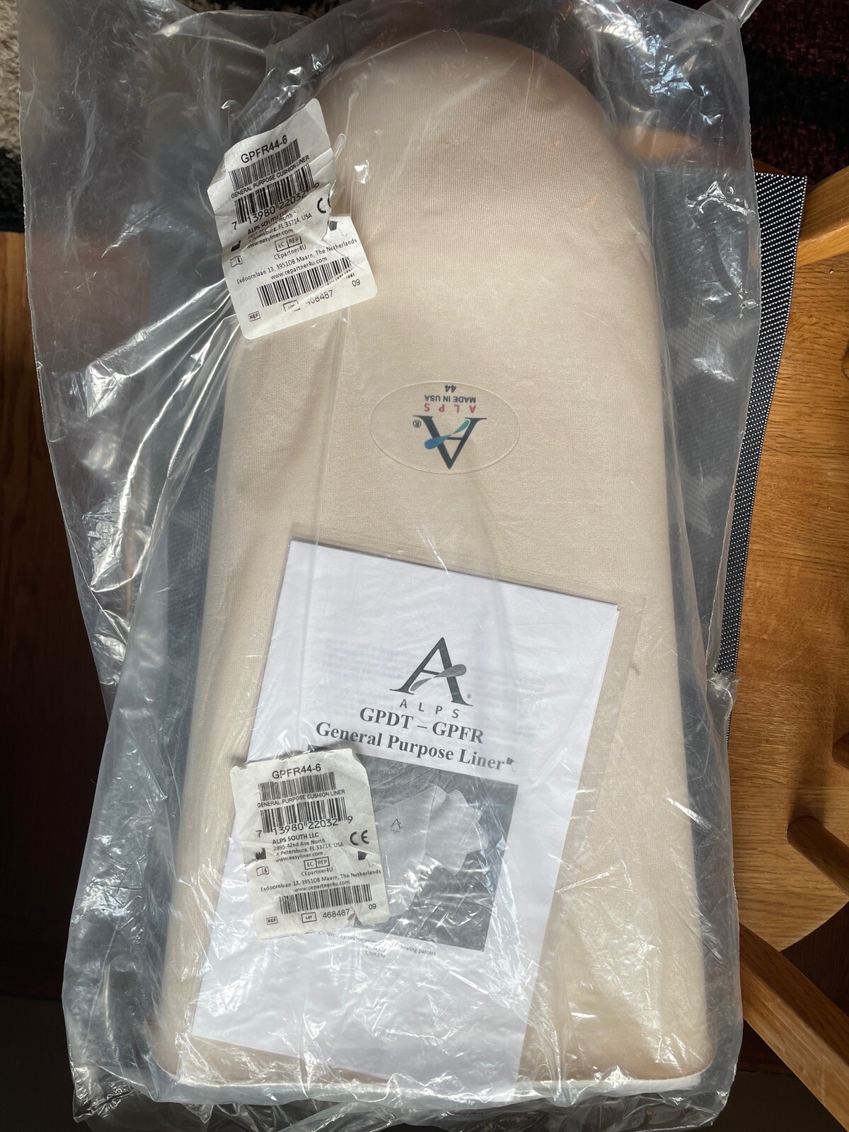 Alps General Purpose Cushion Liner – GPFR44-6 Sz 44 Prosthesis Prosthetic