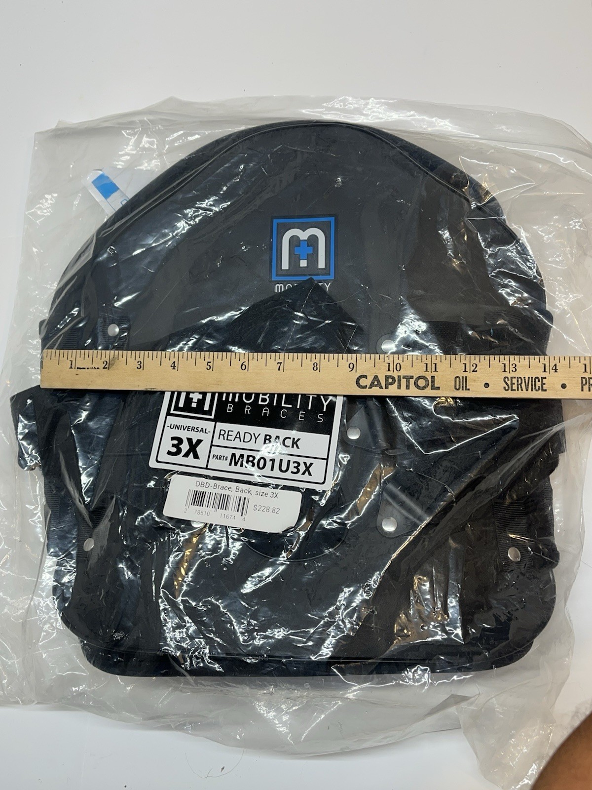 Mobility Braces Ready Back Universal 3X Part #MBO1U3X New