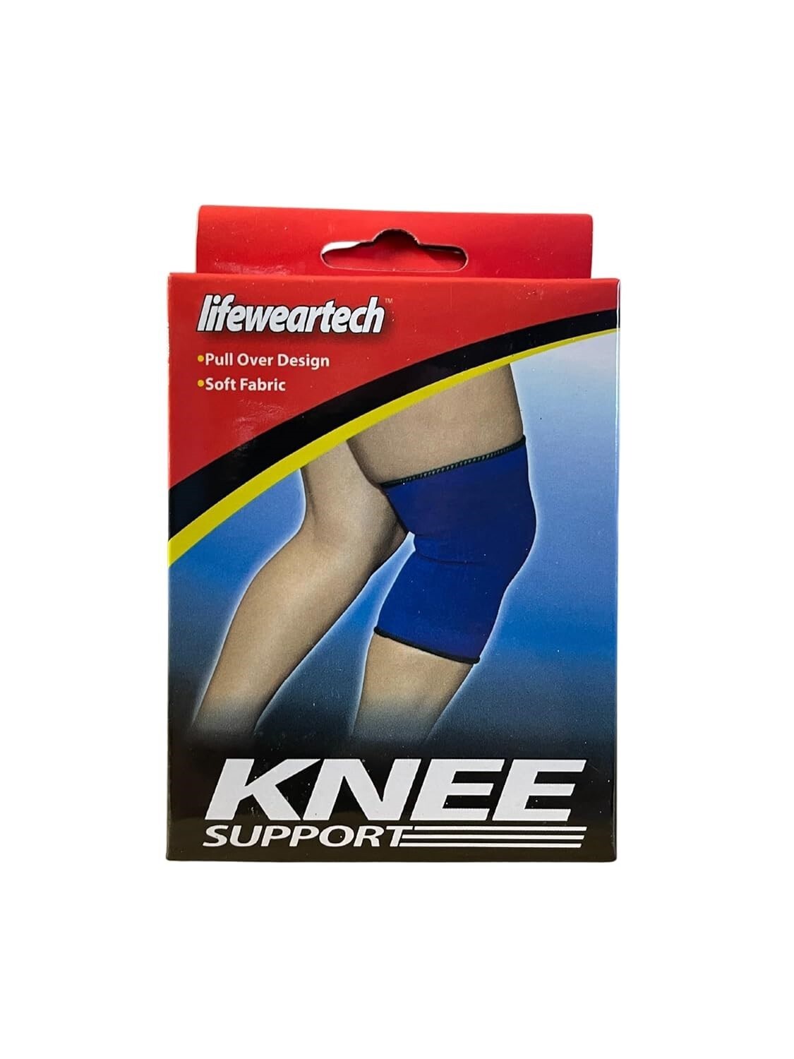 Knee Compression Support Elastic Pull Over Pain Relief Sleeve Lifeweartech 2 Pk