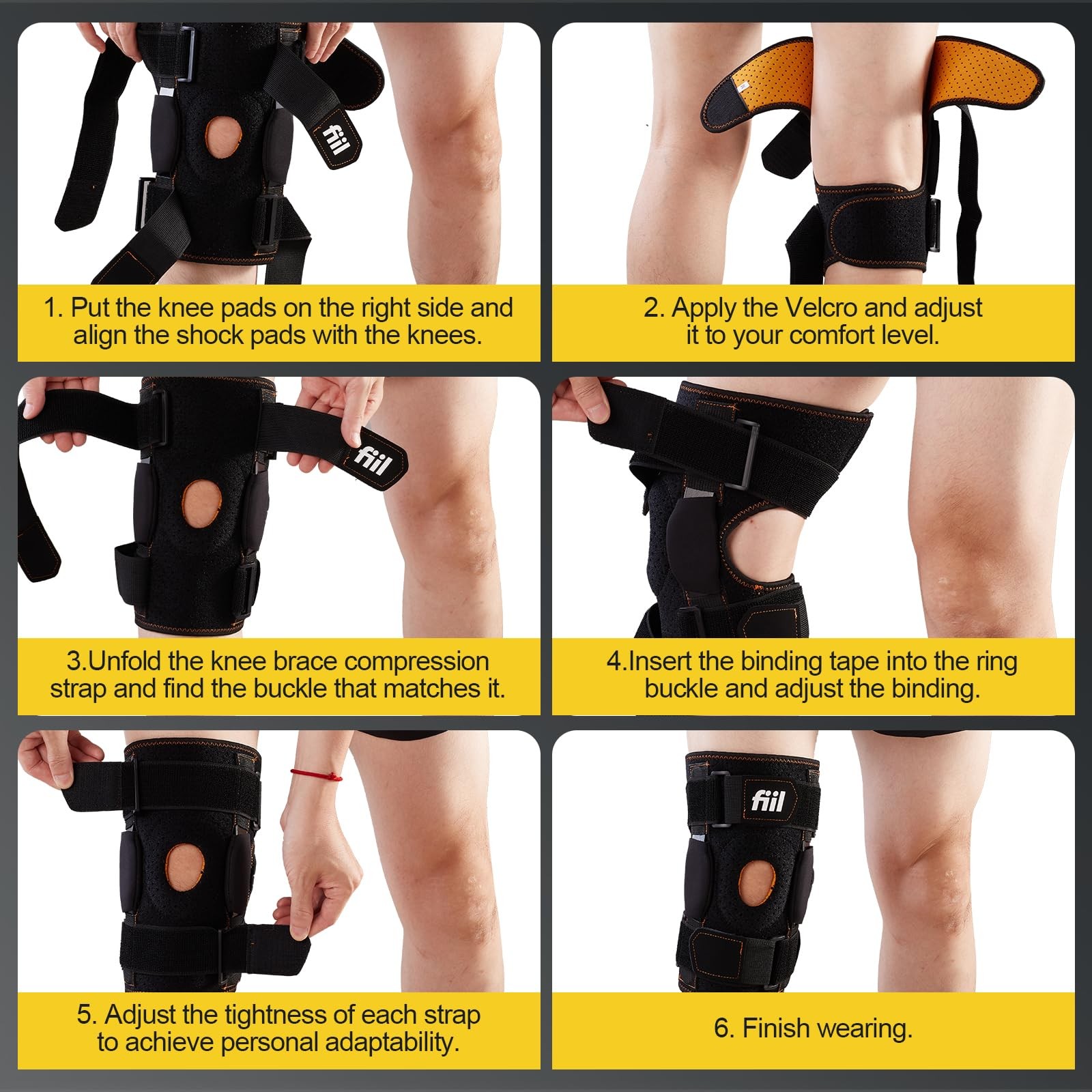 Adjustable Hinged Knee Brace Meniscus Tear Stable Support of The Decompression K