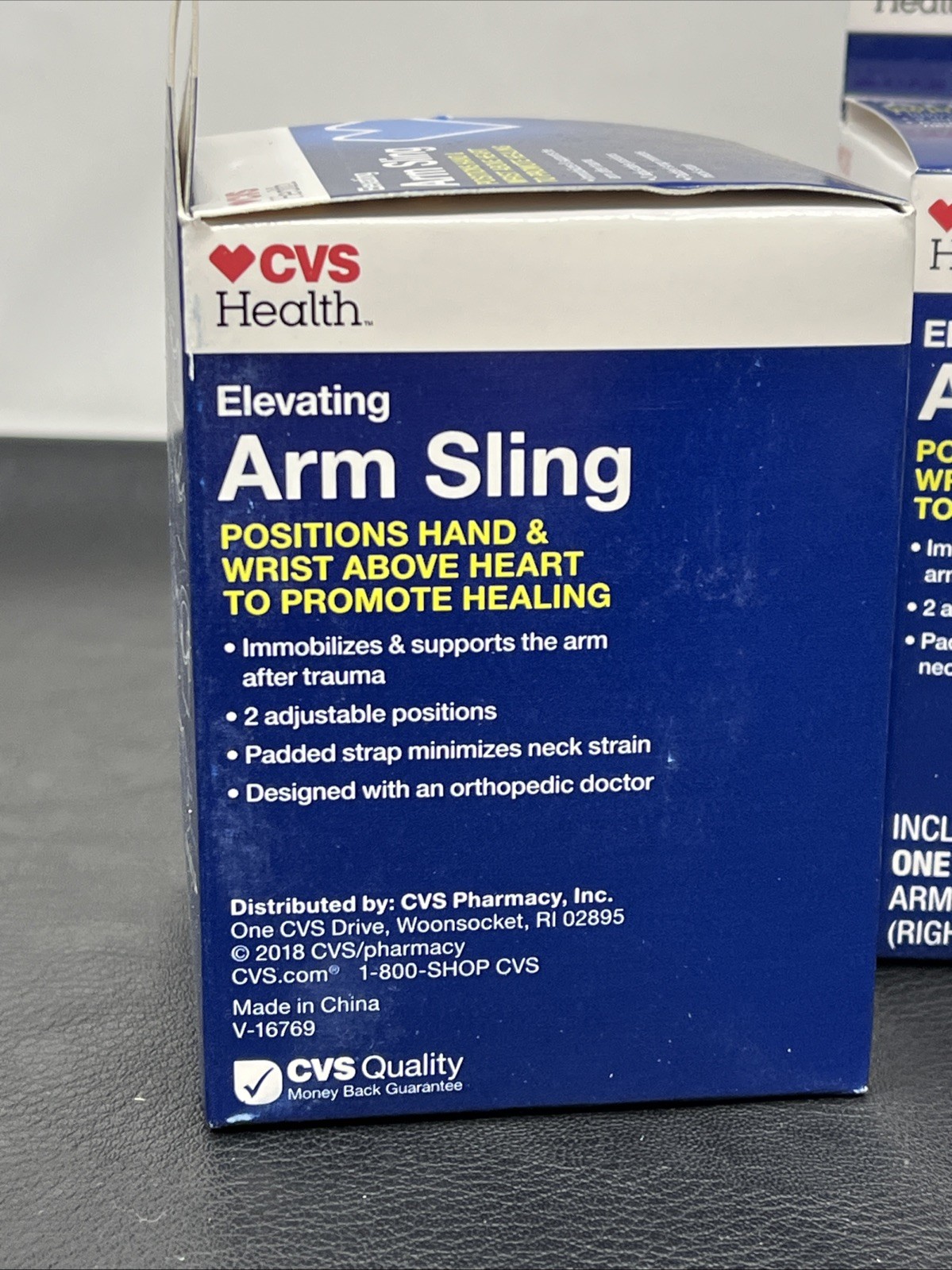 Adult Elevating Arm Sling lot of 2 Adjustable Positions Right Or Left Arm CVS