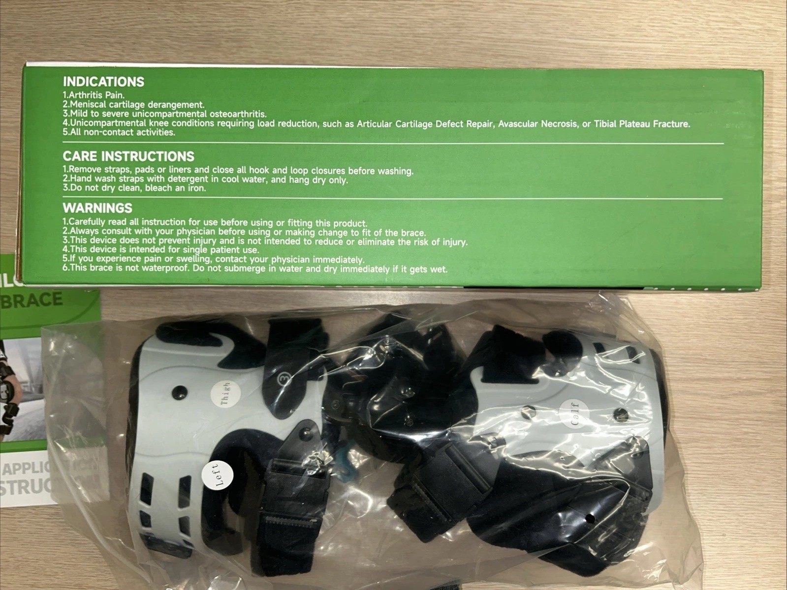OA Unloader Knee Brace,for Arthritis Pain Medial Knee Pain and Support. *LEFT*