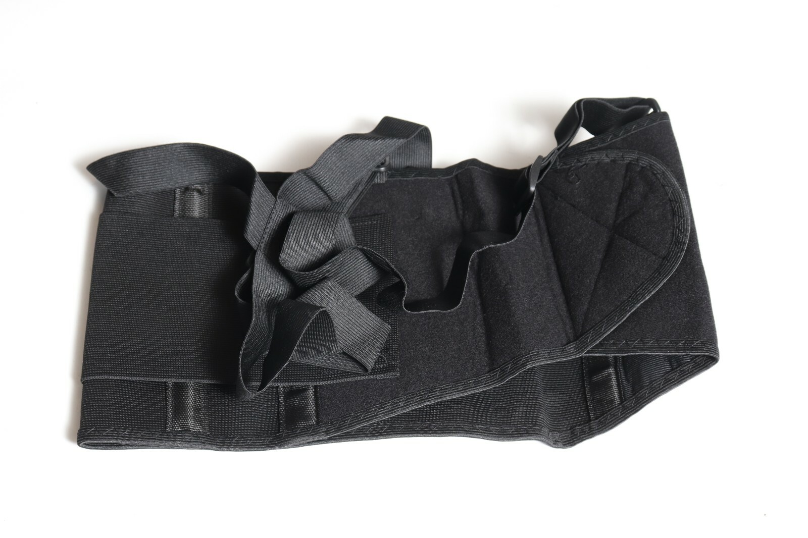 New Heavy Duty Weight Lift Lumbar Lower Back Waist Support Belt Brace Suspender