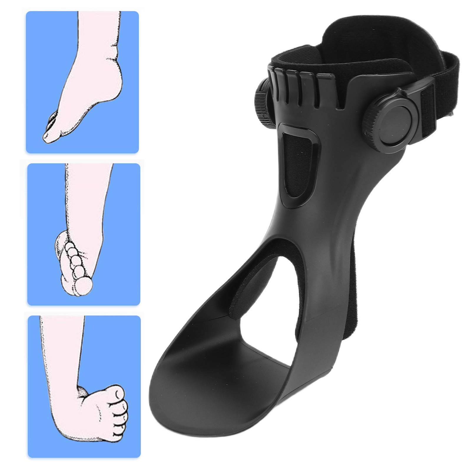 Right-XL Ankle Foot Orthosis Flexible Design For Balance Enhancement Excellent