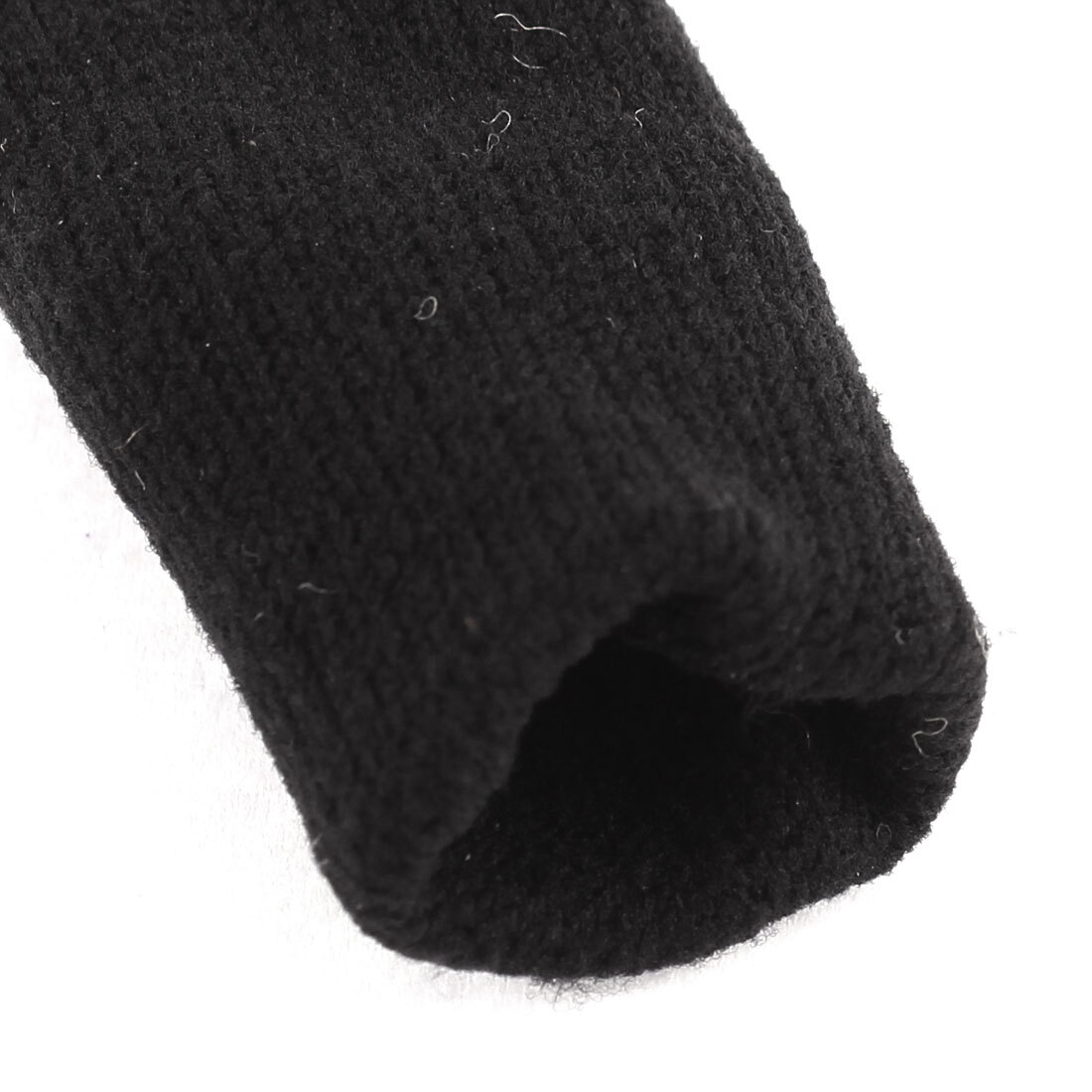 10 Pcs Black Stretchy Finger Protector Sleeve Support Arthritis Sports Aid