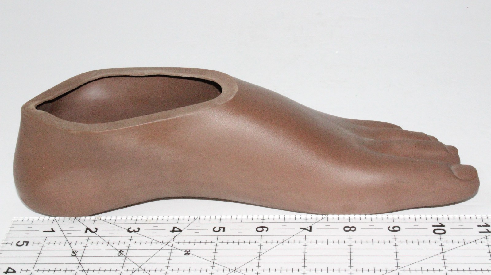 College Park Odyssey K2 Prosthetic Split Toe Foot Shell~ Sz 28 LEFT Brown