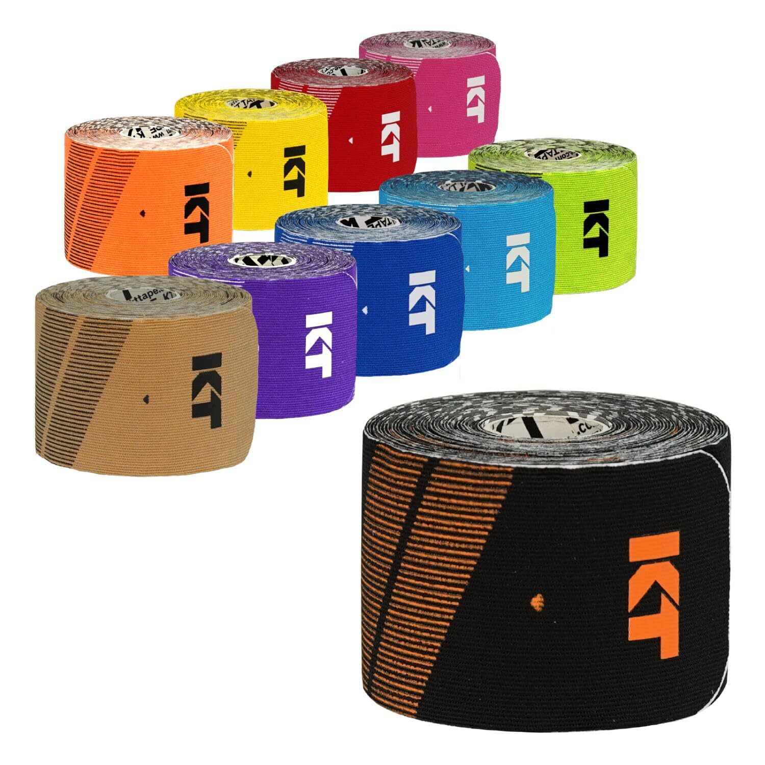 KT TAPE Kinesiology Tape PRO20 (Pro) Pre-cut (5cm x 25cm) 20 pieces
