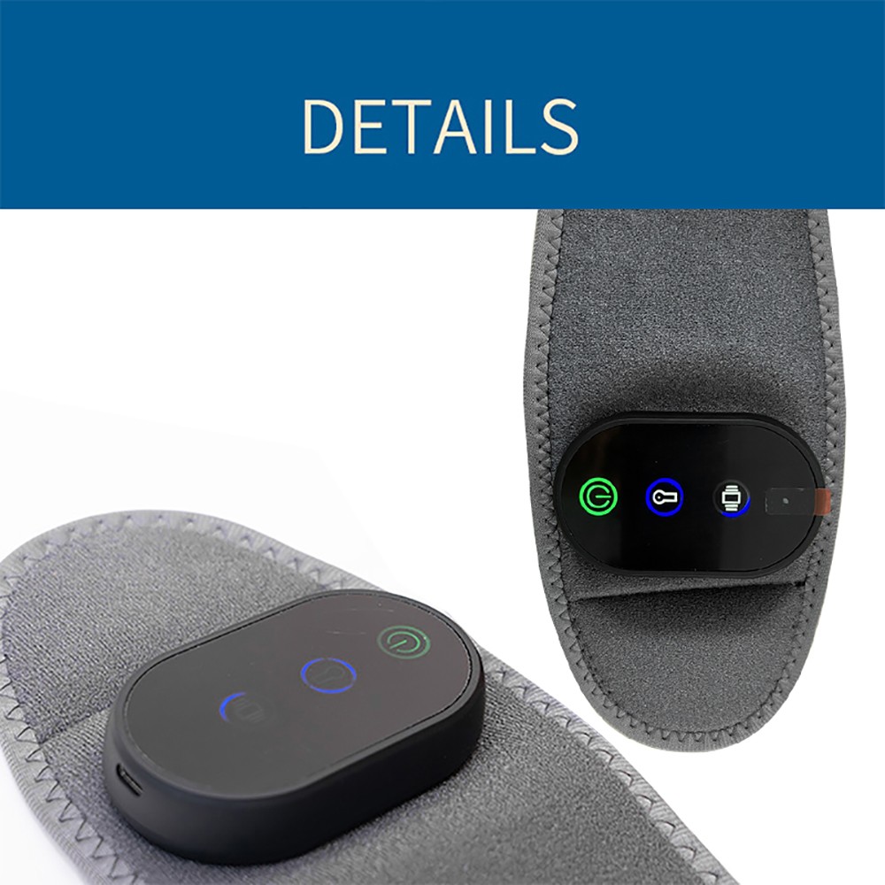 Rechargeable Heated Wrist Vibration Massage Wristband Relieve Hand Pain Work Use