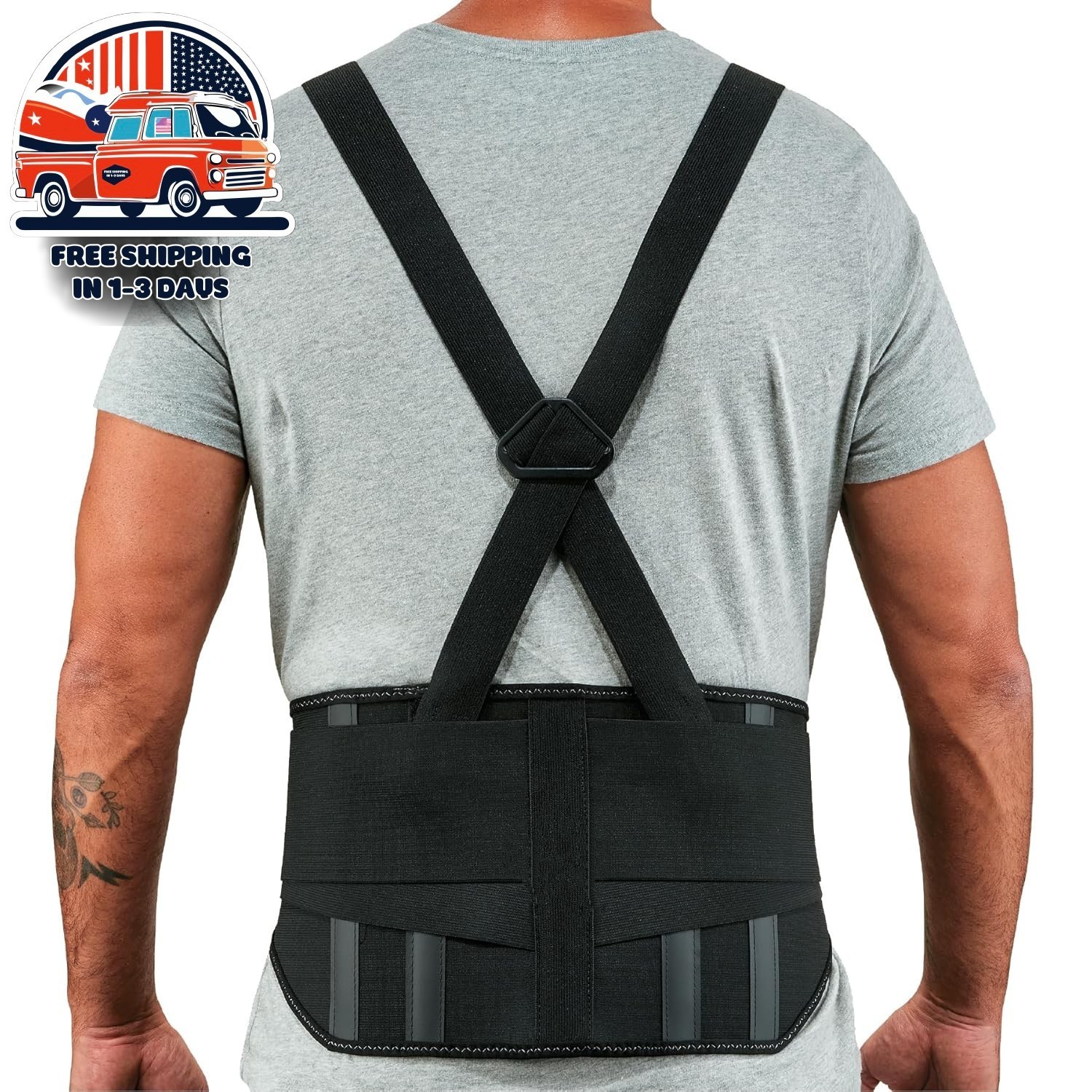 Faja Lumbar Soporte Extendido De 9 Pulgadas Corte Frontal Alto Para Mayor Movili