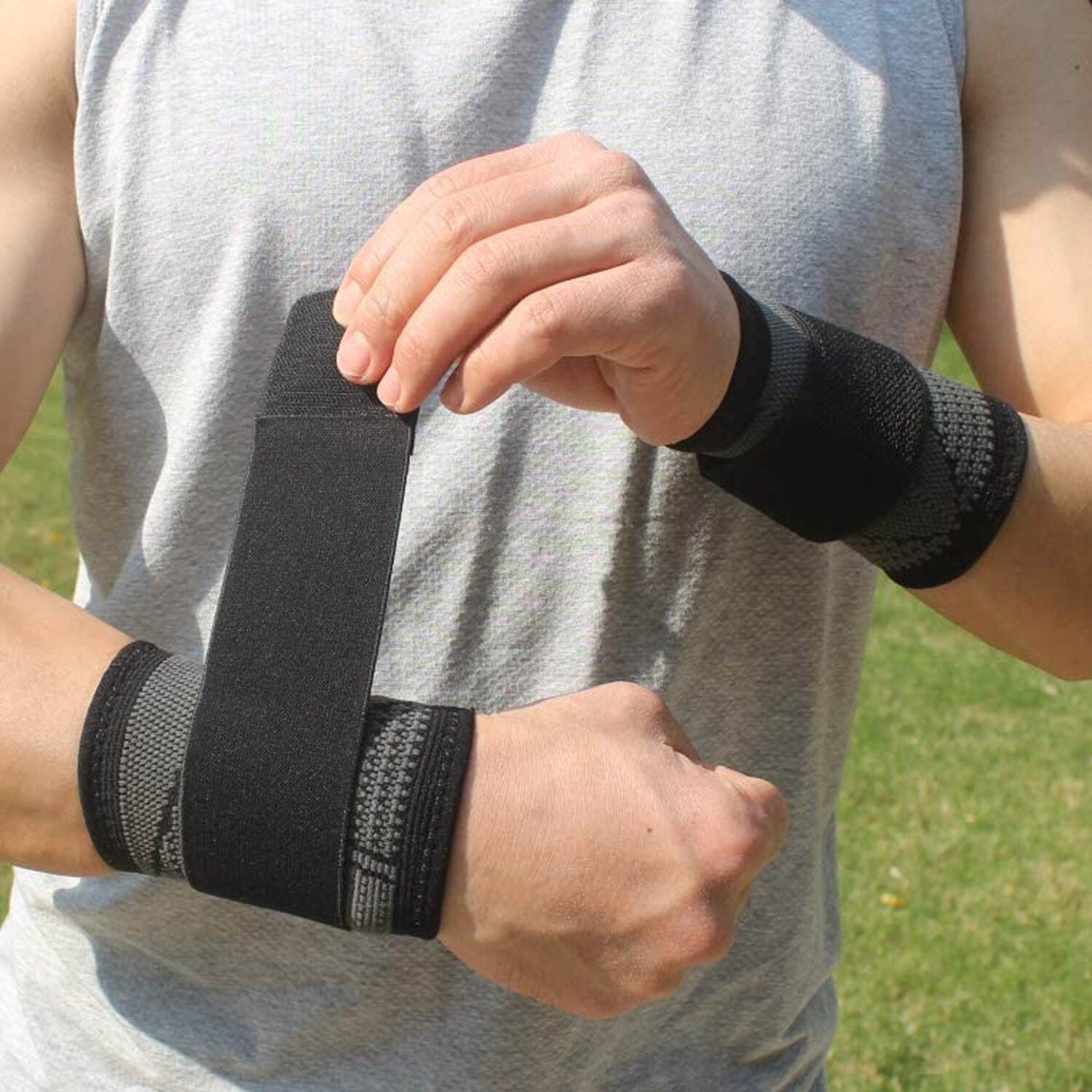 Wrist Brace Support Compression Strap Carpal Tunnel Sports Arthritis Pain Relief