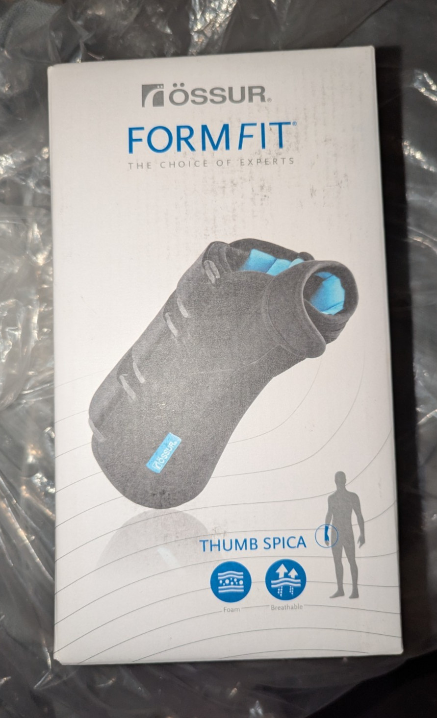 Ossur Thumb Spica Brace for Gamekeeper’s Thumb, Tendonitis, Arthritis (Med) LEFT
