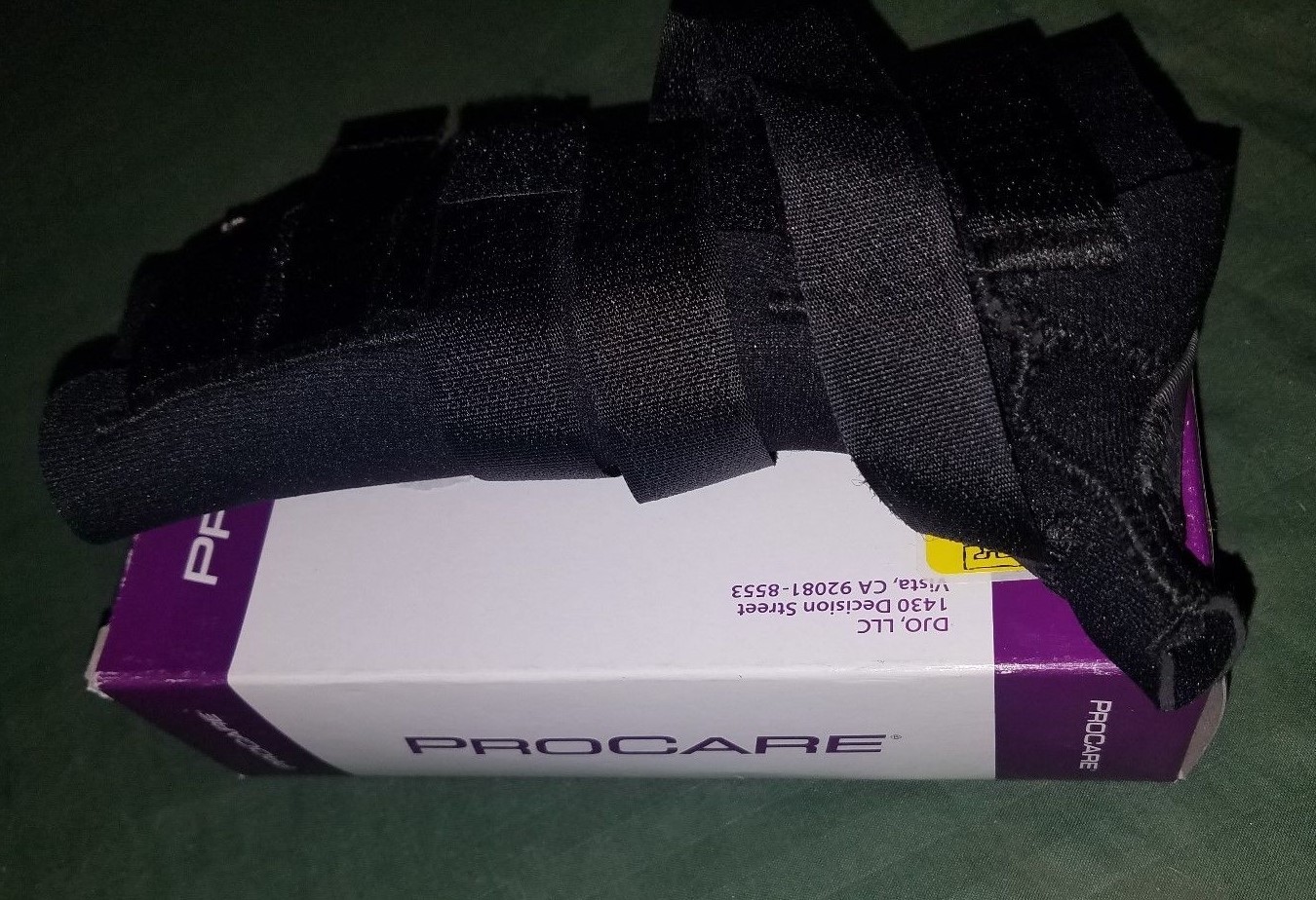 New PROCARE DJO Left Thumb Splint Support Brace, Size Small, 79-87533
