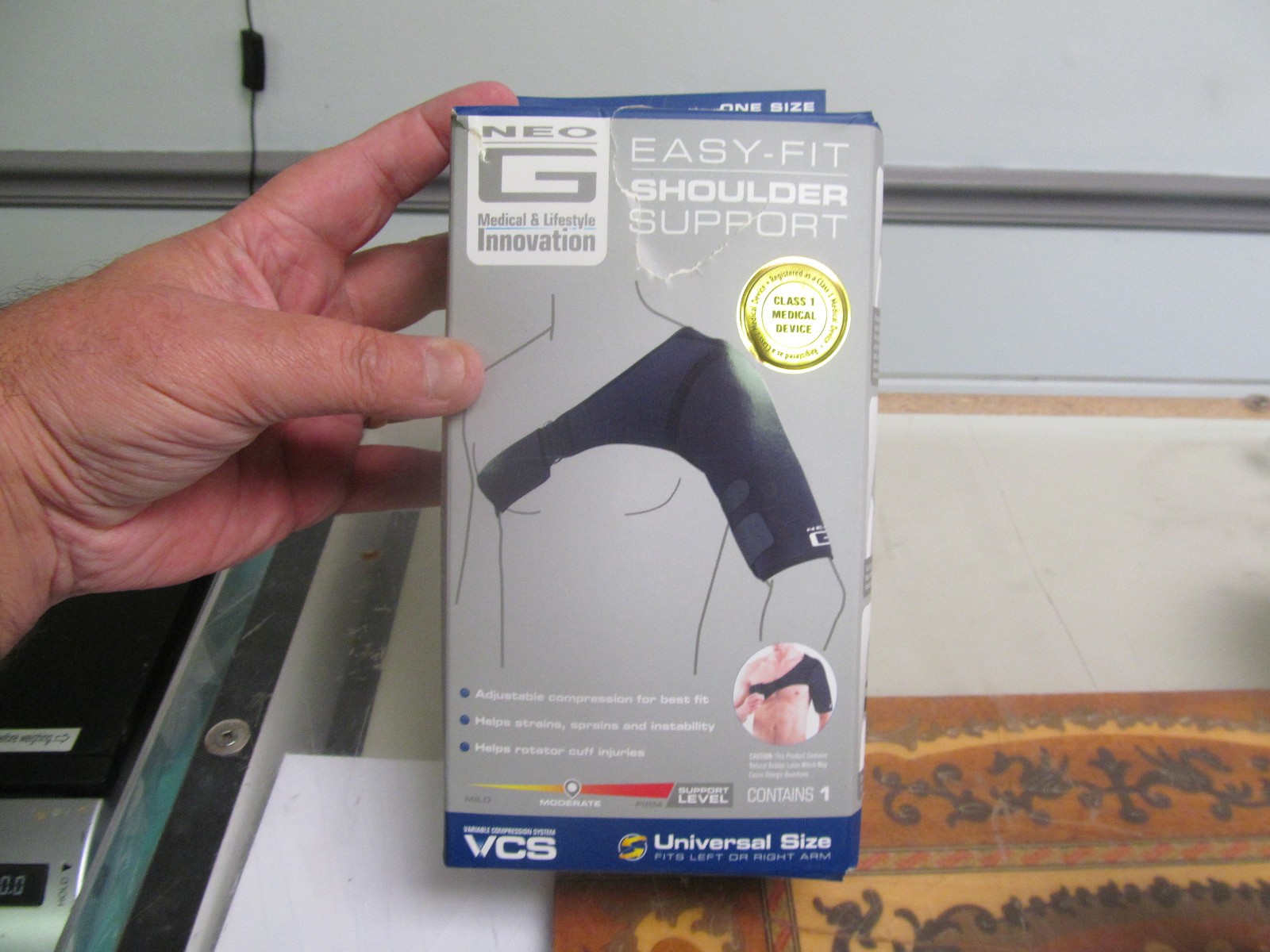 NEO G EASY-FIT SHOULDER SUPPORT UNIVERSAL SIZE LEFT OR RIGHT ARM – New
