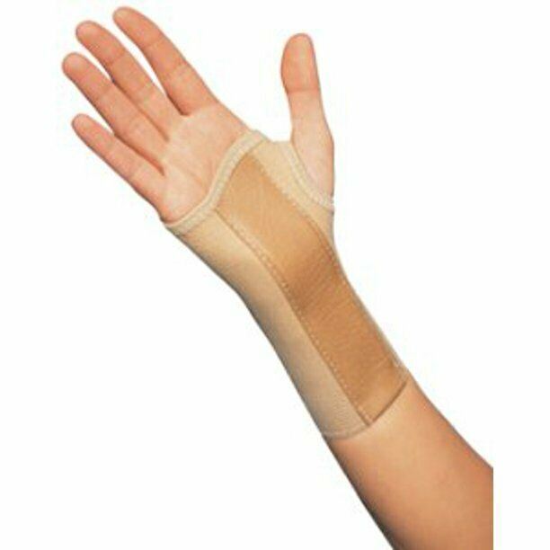 McKesson Brand Wrist Splint Elastic Left Hand Tan Medium – 742